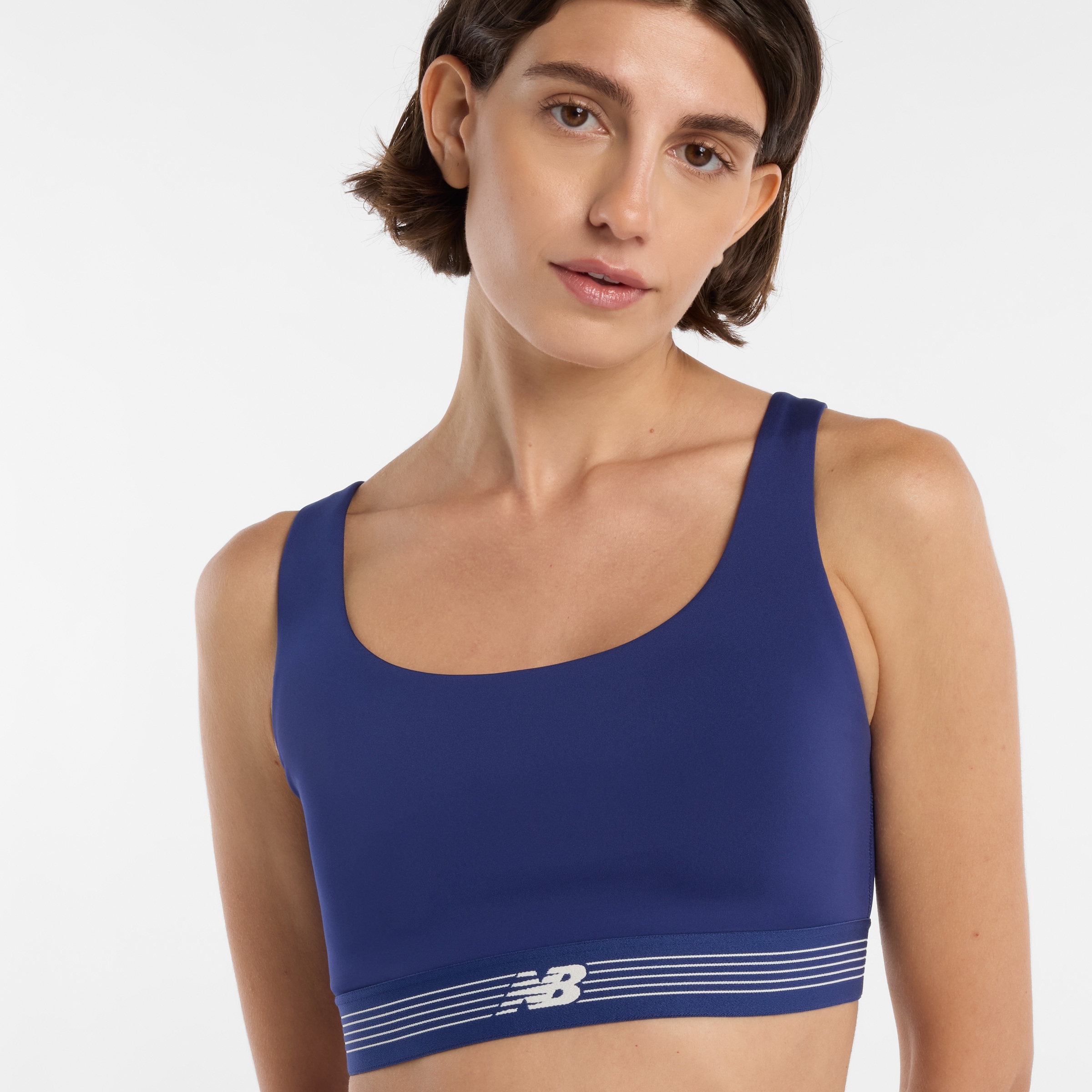 New Balance Sport-BH für sportliche Aktivitäten und Trainingseinheiten, sportlicher Stil