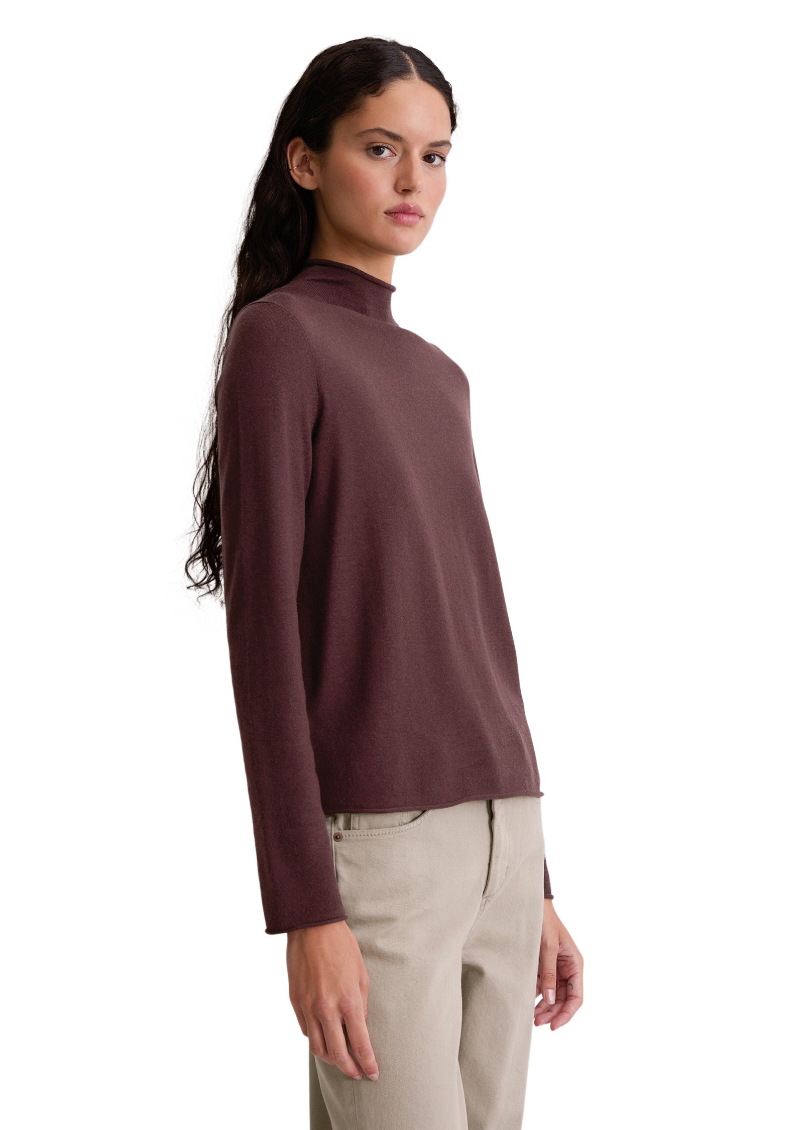 Marc OPolo Strickpullover "aus edlem Schurwolle-Viskose-Mix" günstig online kaufen