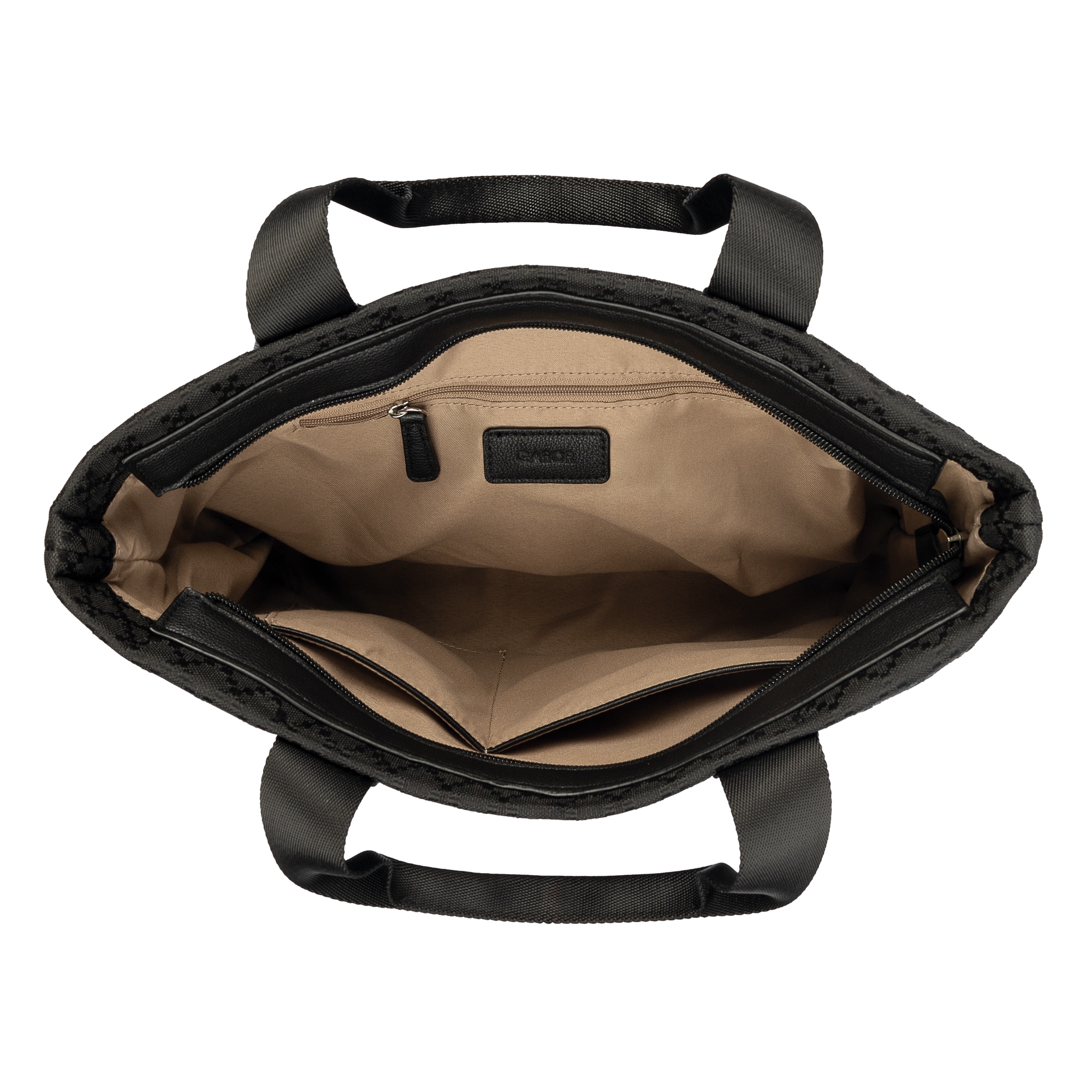 Gabor Shopper »Helmea« Damen Handtasche, Schultertasche mit modischem Muster