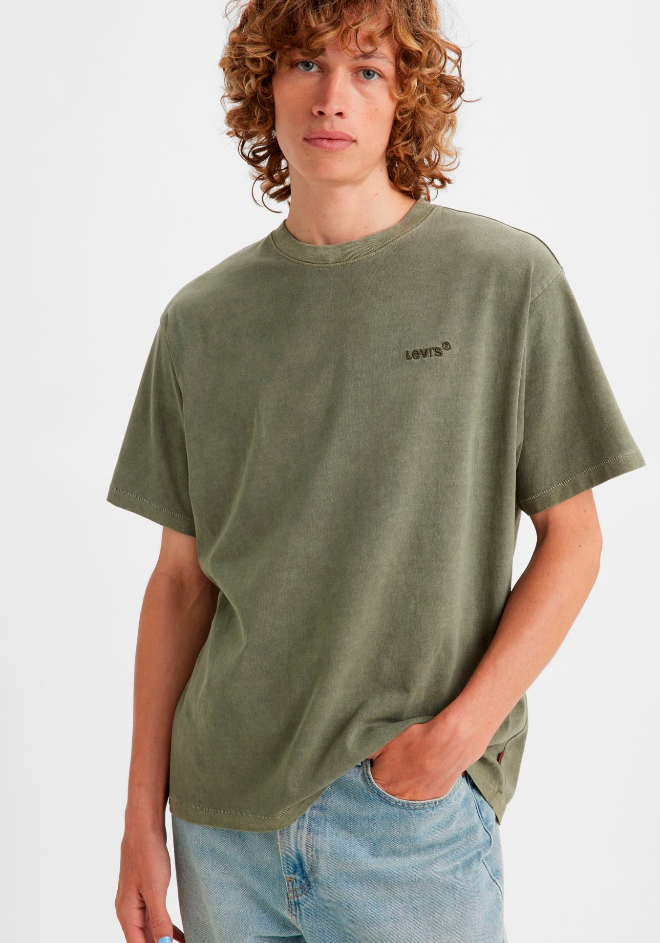 Levis Rundhalsshirt "LE RED TAB VINTAGE TEE", im klassischen Levis Design günstig online kaufen