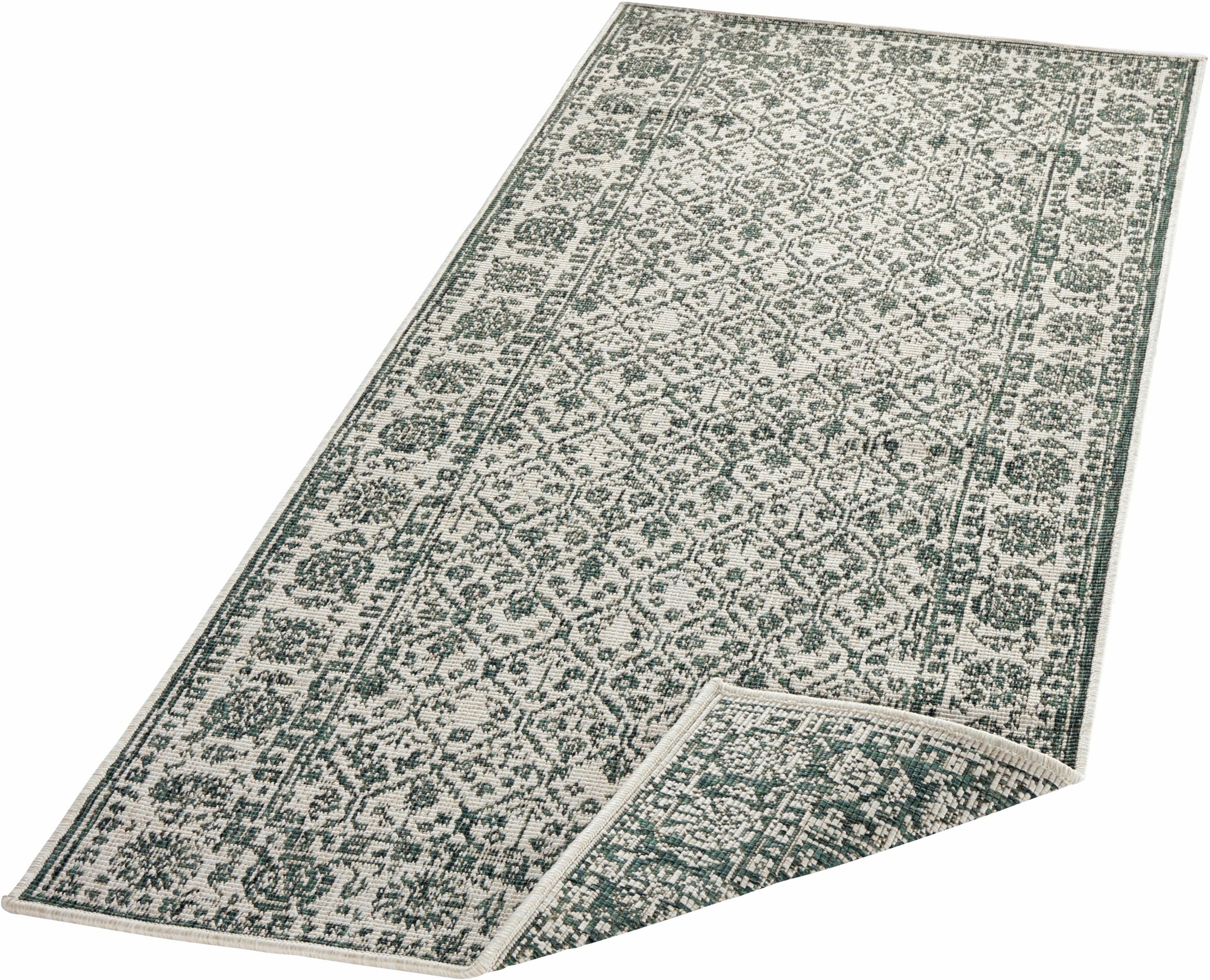 NORTHRUGS Teppich »Curacao«, rechteckig, 5 mm Höhe, In-& Outdoor, Läufer, Wetterfest, Balkon, Wohnzimmer, Wasserfest