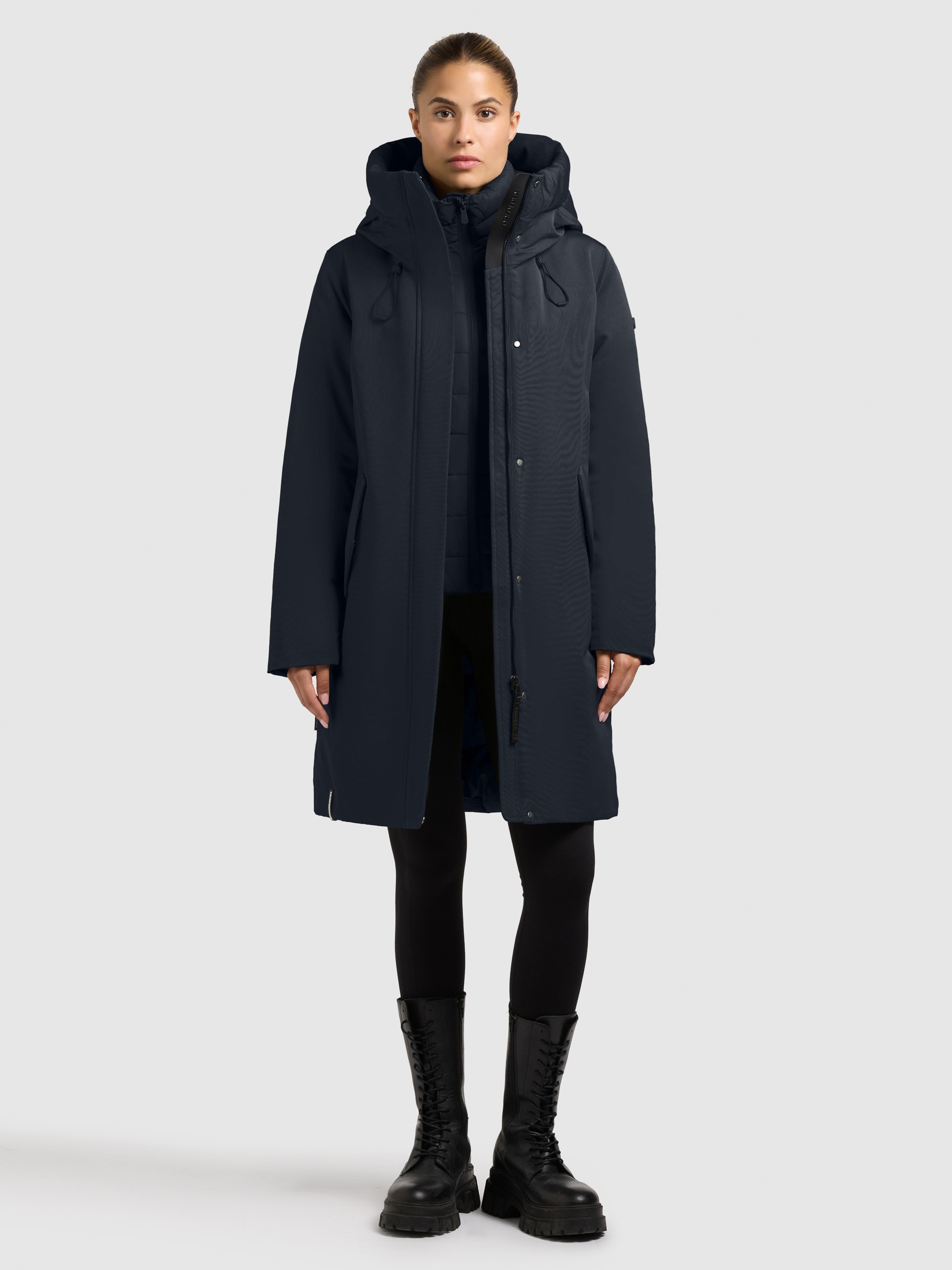 khujo Kurzmantel "WEDELIA WITH INNER JACKET" günstig online kaufen