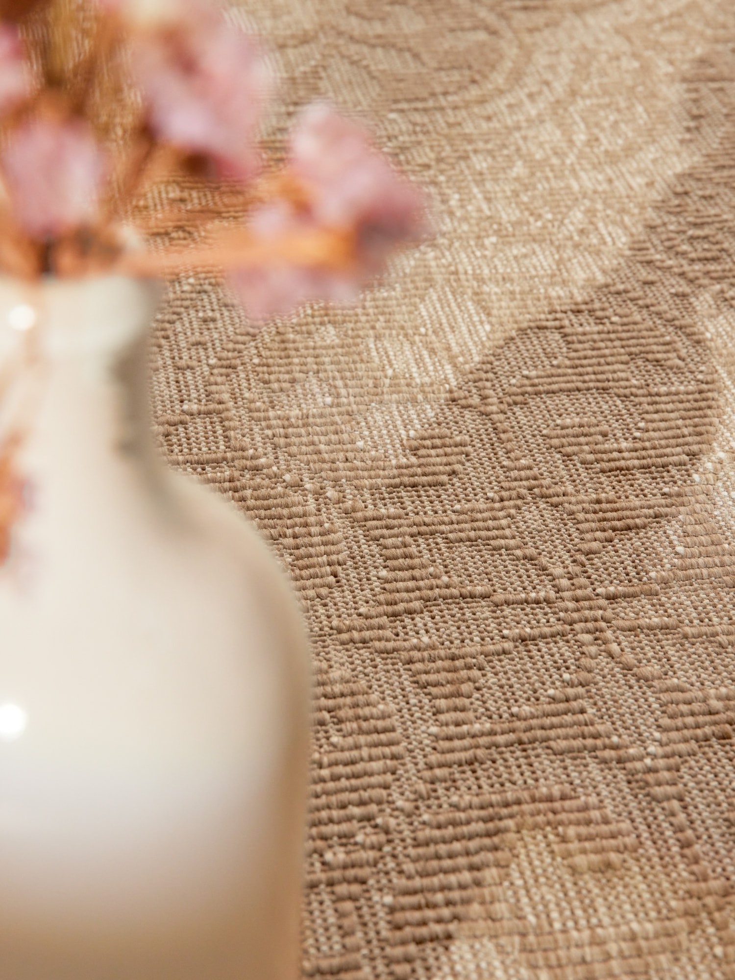 NORTHRUGS Outdoorteppich »Rosel Wendetppich«, rund, 5 mm Höhe, In und Outdoor, Flachgewebe, wetterfest, pflegeleicht, robust
