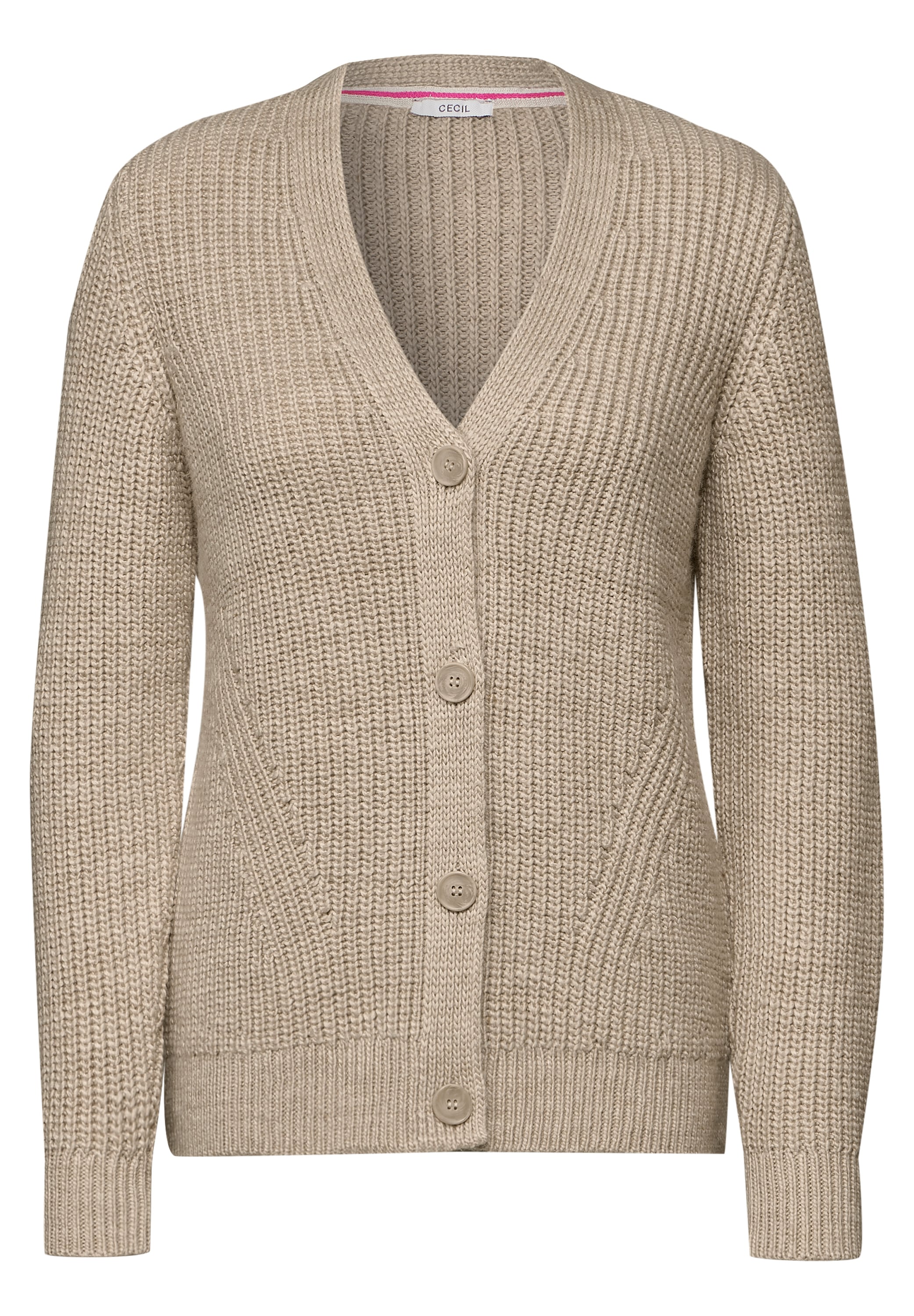 Cecil Cardigan, mit Materialmix