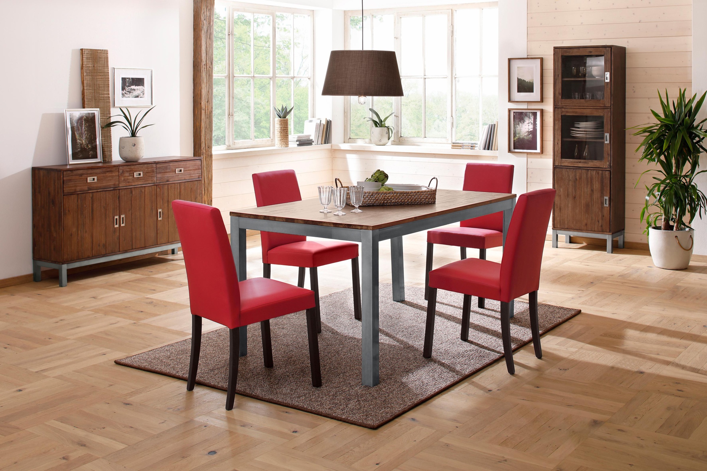 Esstisch OTTO HOME "Kenya", braun (akazie), B:200cm, Tische, Esstisch, aus massiver Akazie, in 160 oder 200 cm Breite 3