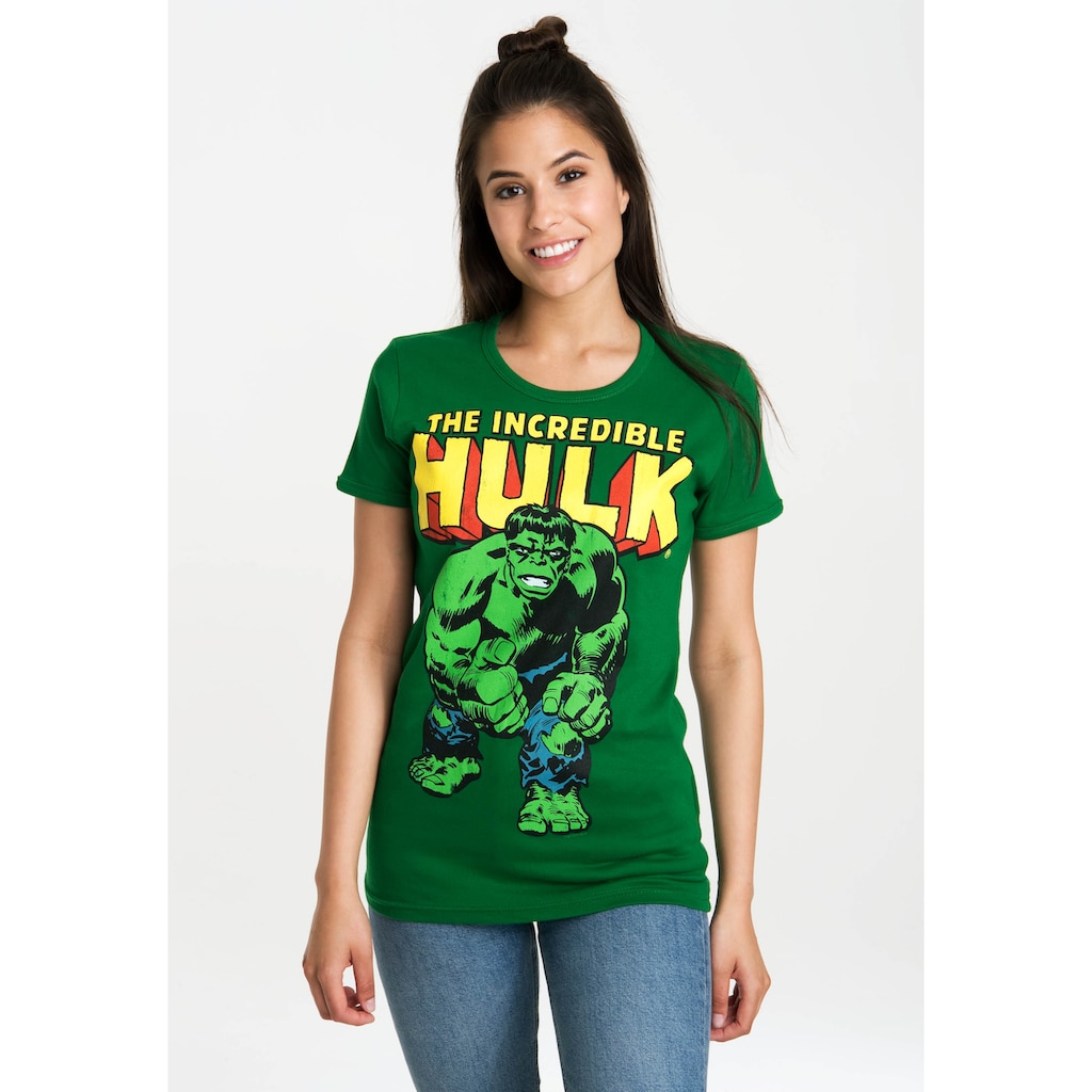 LOGOSHIRT T-Shirt »The Incredible Hulk« mit lizenziertem Originaldesign