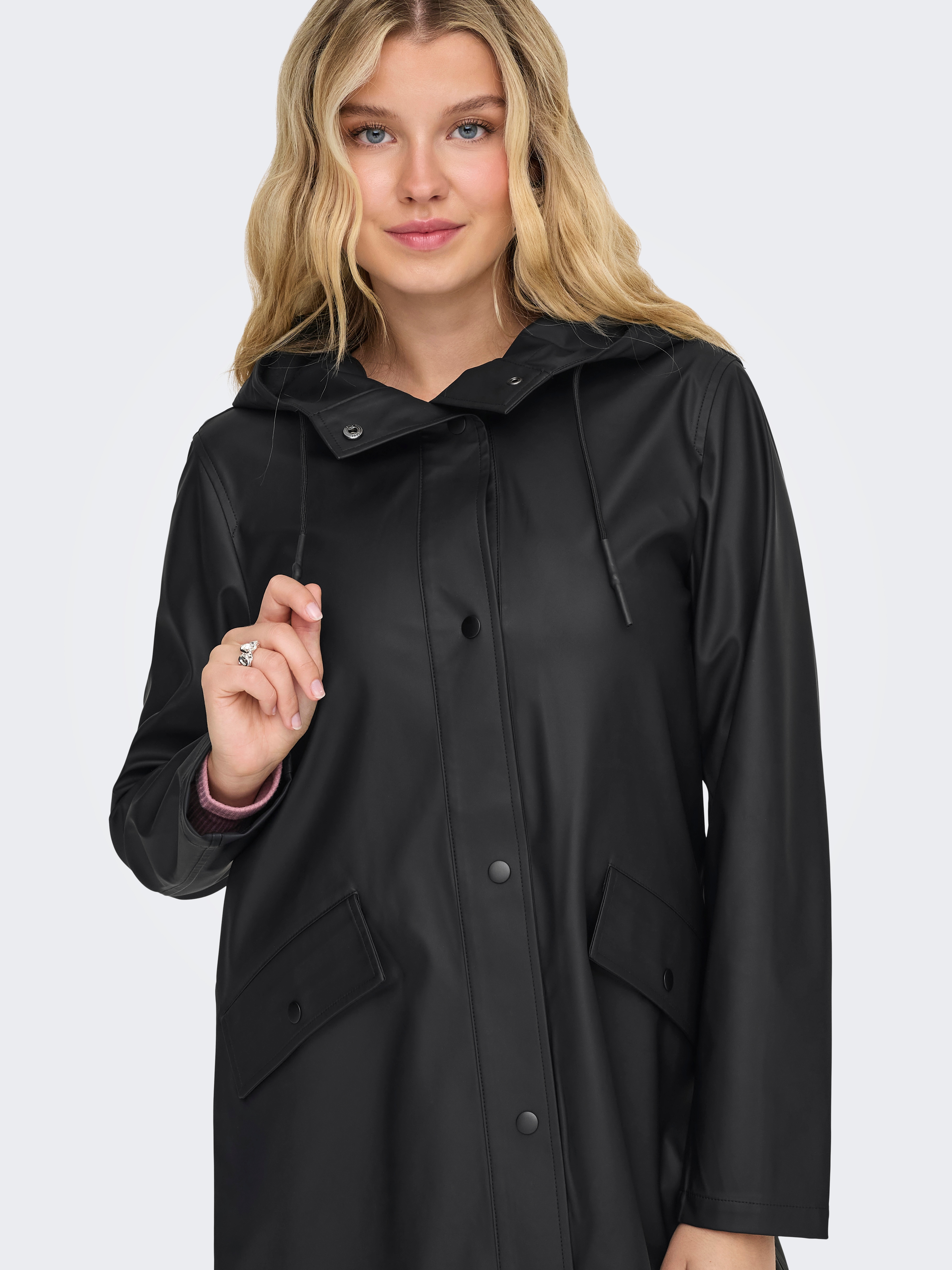 ONLY Kurzmantel "ONLELISA RAINCOAT OTW NOOS" beschichtete Qualität