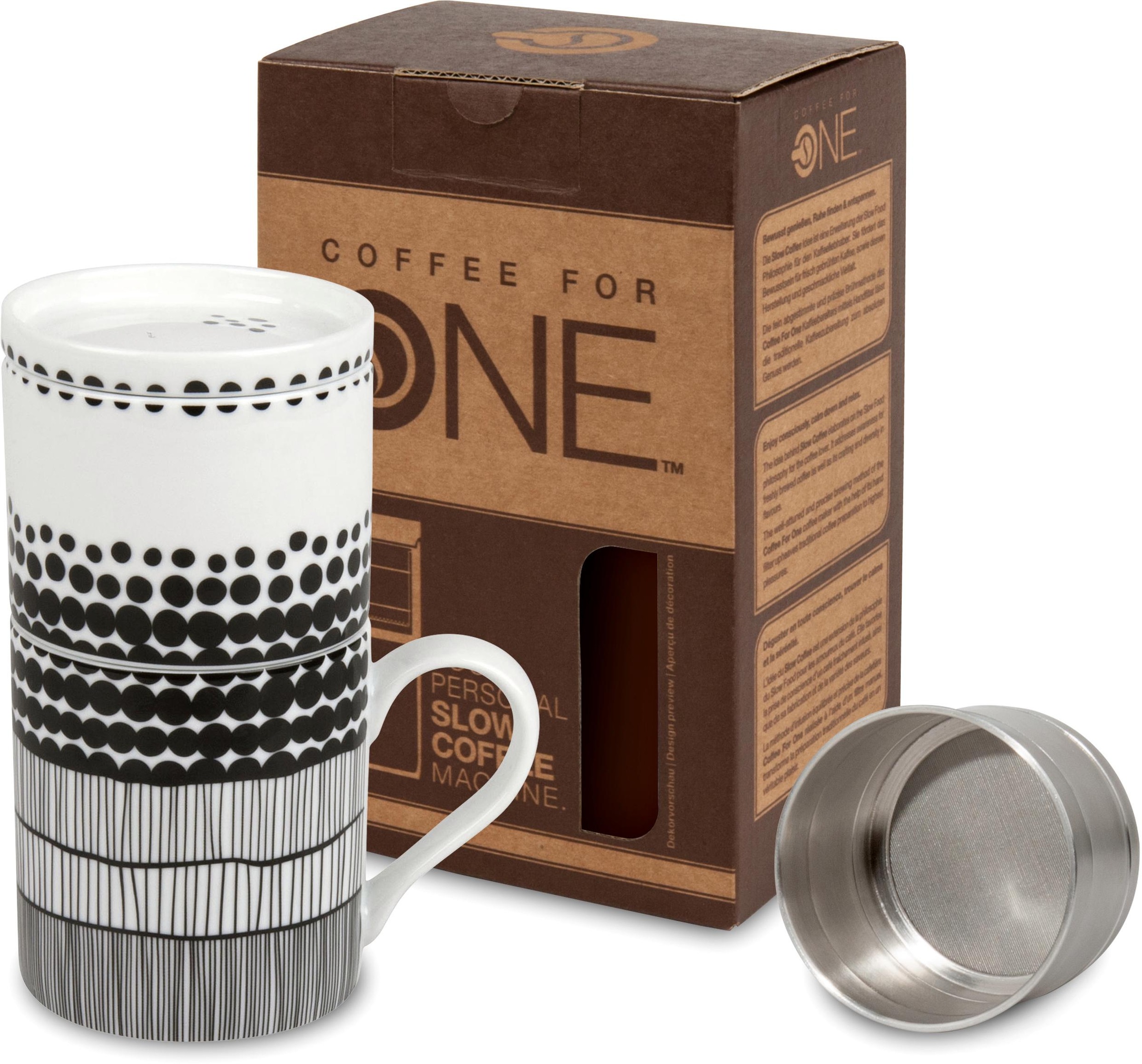 Könitz Kaffeebereiter »Coffee for one - Fell de Moment«, Porzellan, Made in Germany kaufen