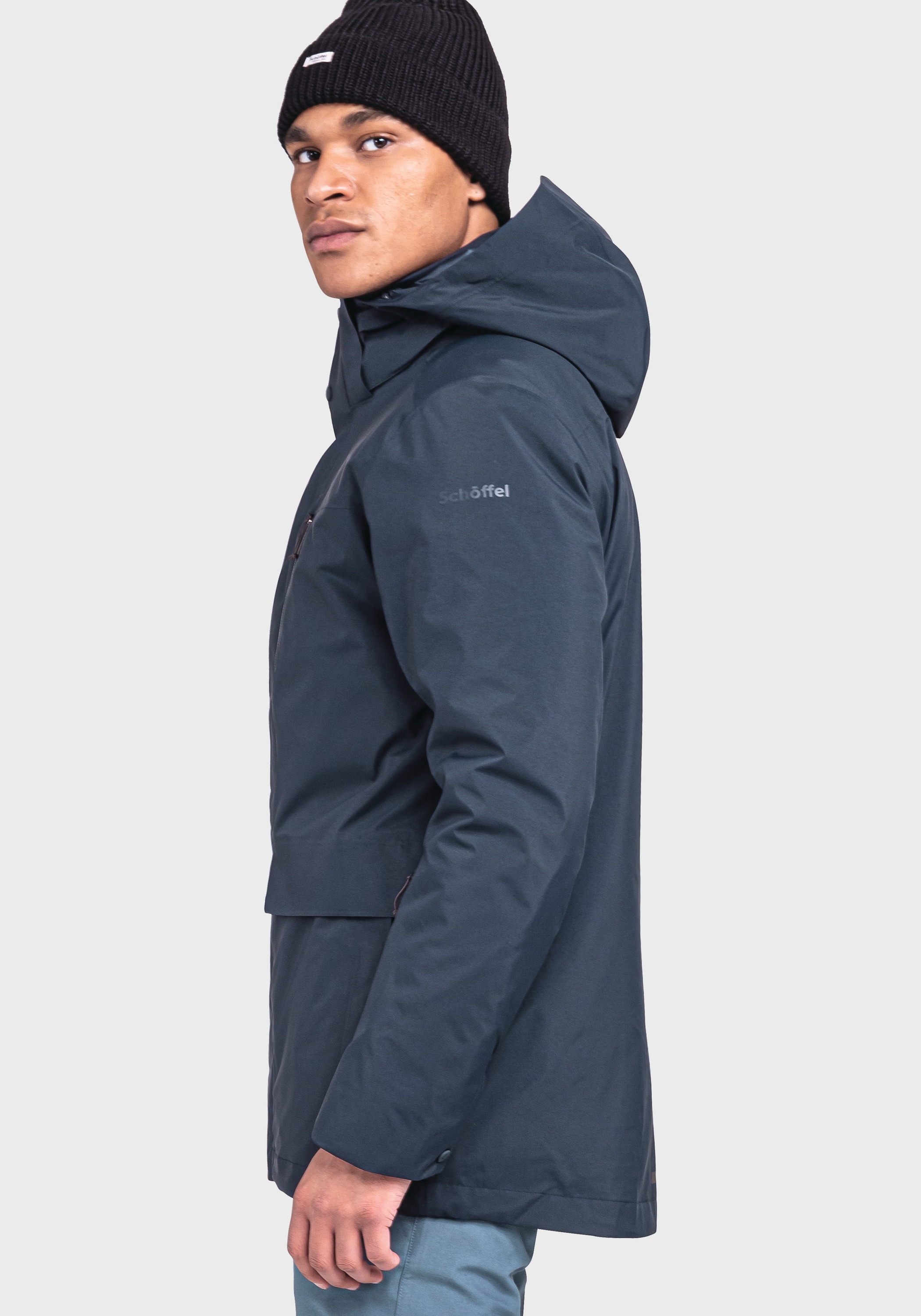 Schöffel Doppeljacke »3in1 Parka Barth M«, mit Kapuze