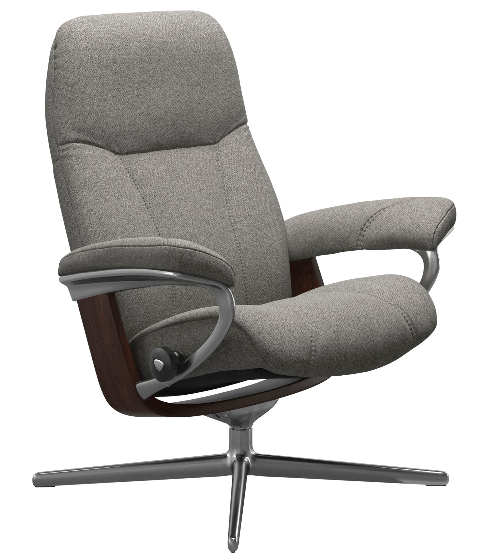 Stressless® Relaxsessel »Consul«, mit Cross Base, Größe S, M & L, Holzakzent Braun