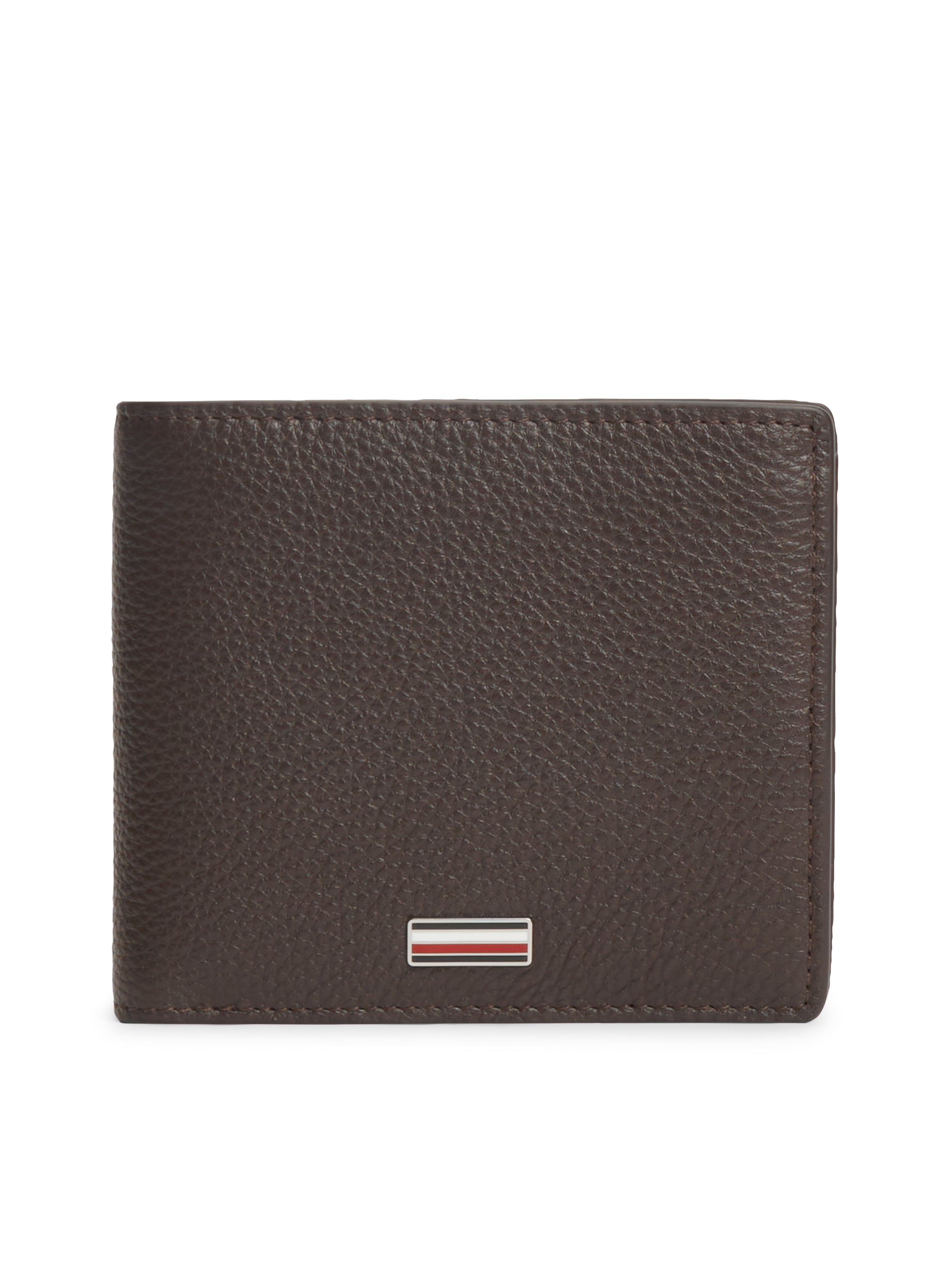 Tommy Hilfiger Geldbörse "TH CENTRAL CC FLAP AND COIN" Unisex Portmonnaie, Geldbeutel mit Kontraststreifen innen