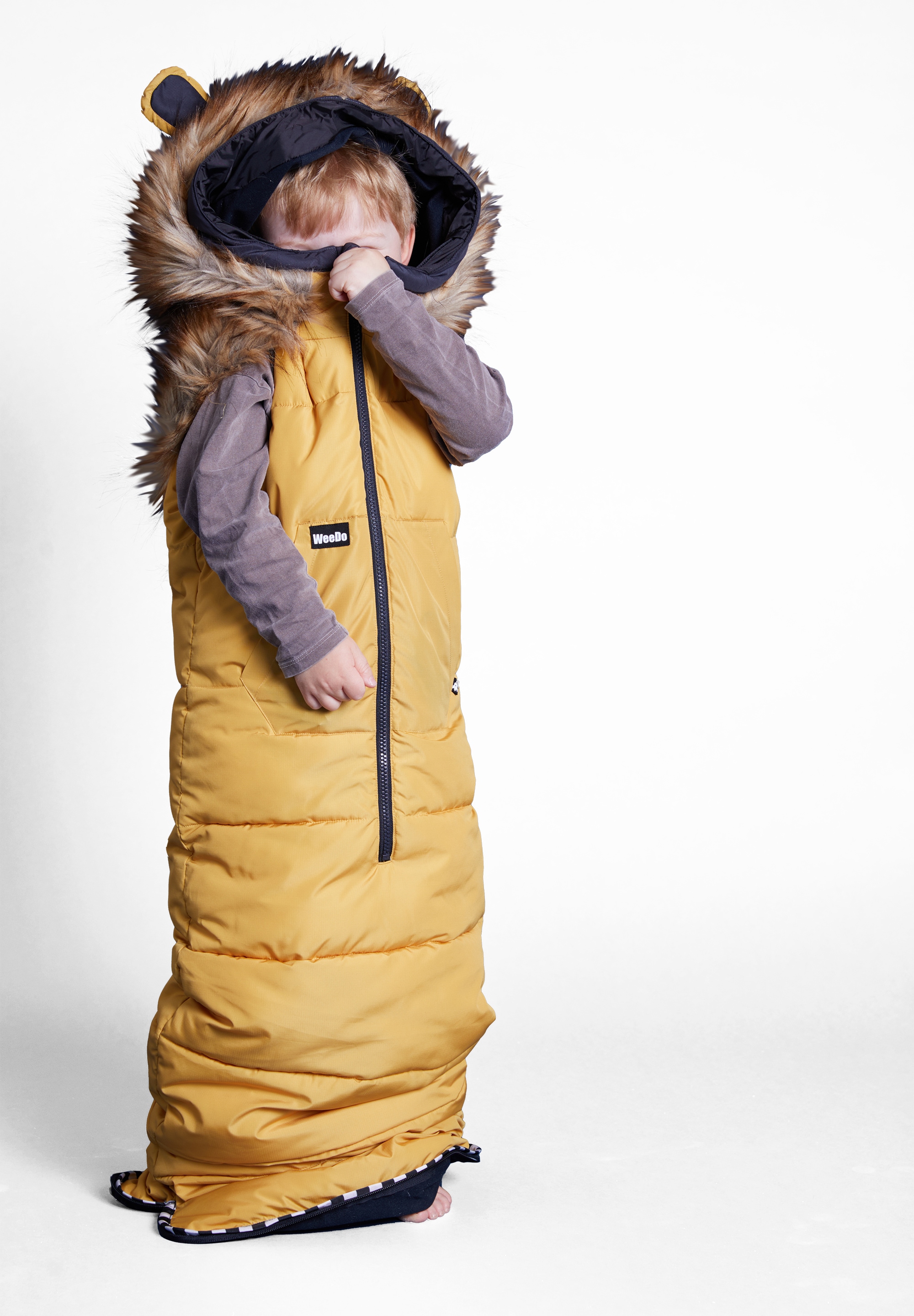 WeeDo Kinderschlafsack »LIODO Löwe«, Hält warm bei einer Temperatur bis zu - 5 Grad