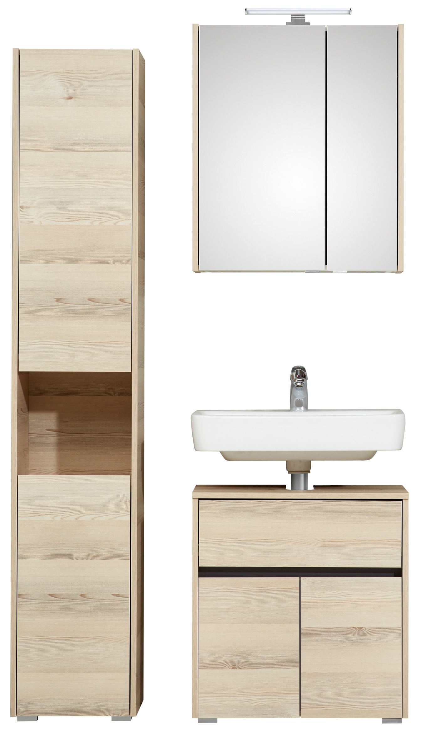 Saphir Badmöbel-Set "Quickset 393" Komplett-Set, 3 Stk. tlg. günstig online kaufen