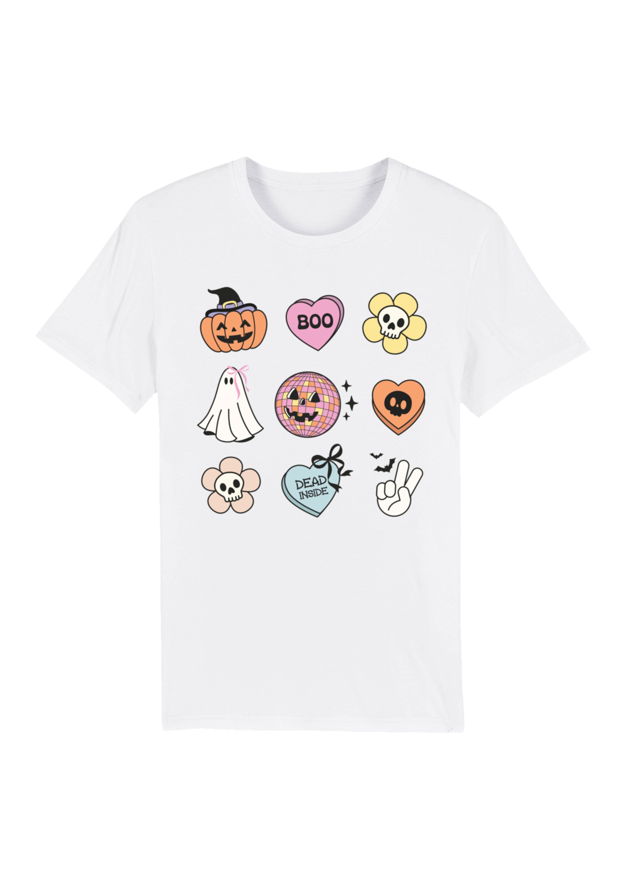 F4NT4STIC T-Shirt "Retro Halloween Icons", Premium Qualität günstig online kaufen