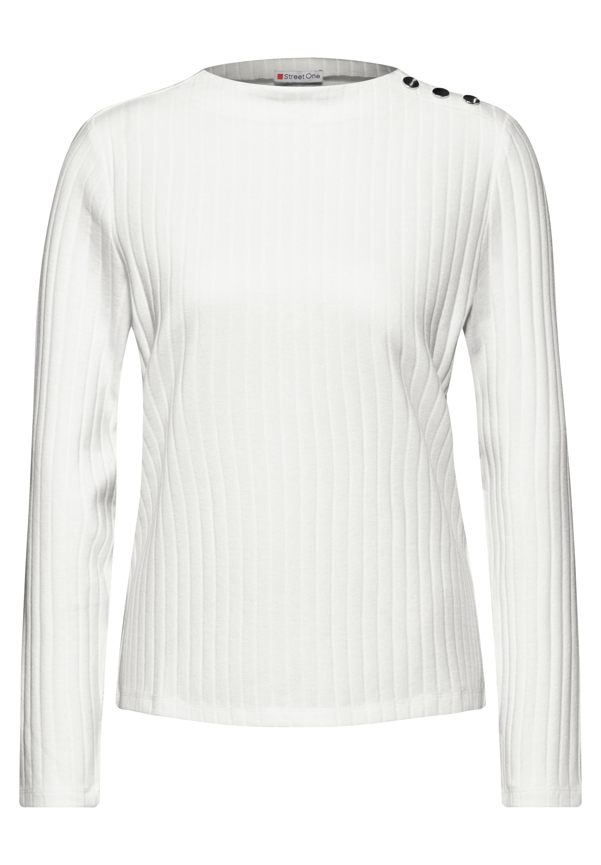 STREET ONE Langarmshirt, im soften Baumwoll-Mix