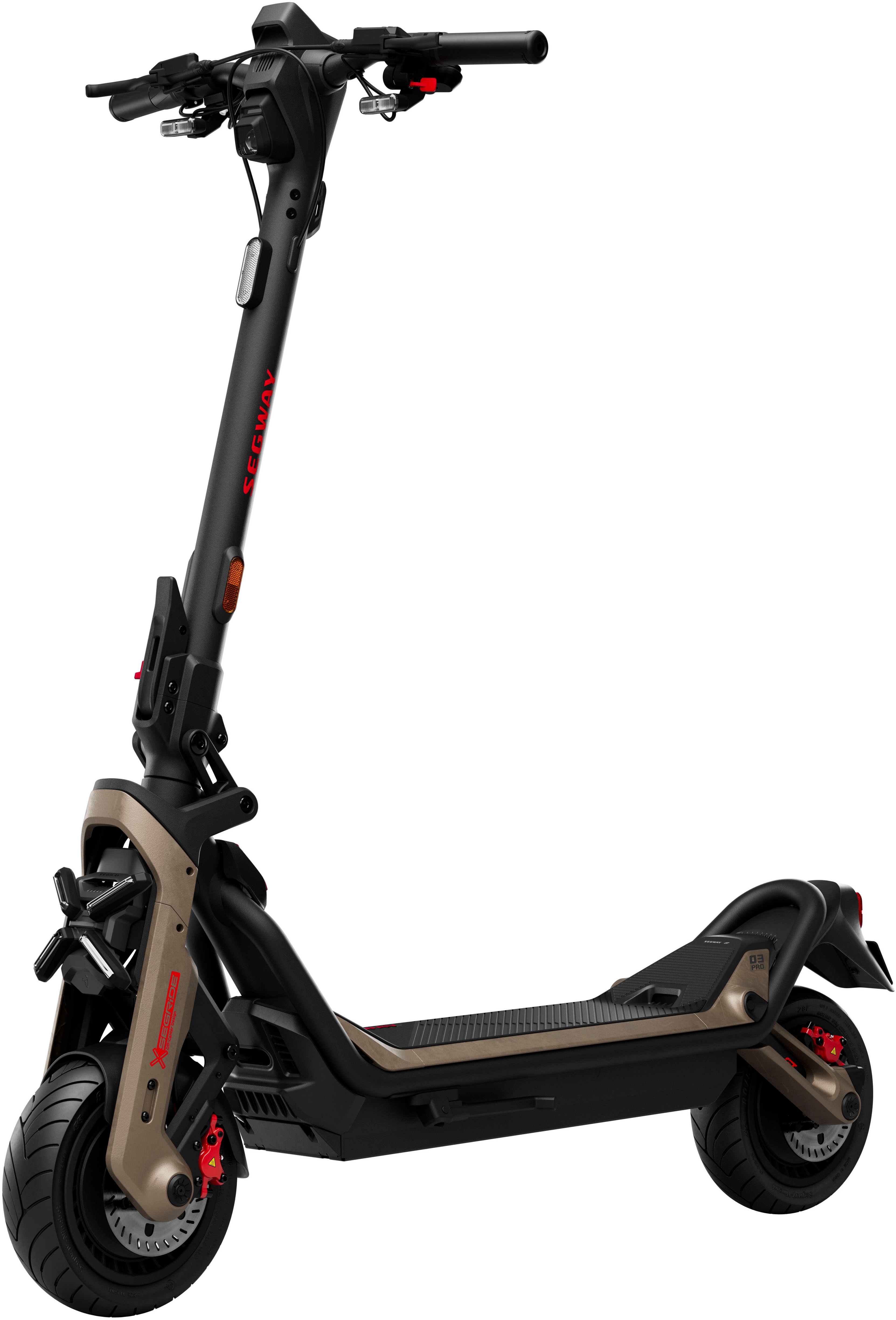 SEGWAY E-Scooter "Superscooter GT3 Pro", B:67cm L:136cm, rot, Roller, mit 80 km/h, 138 km Eco Modus Reichweite, 150 kg Tragfähigkeit