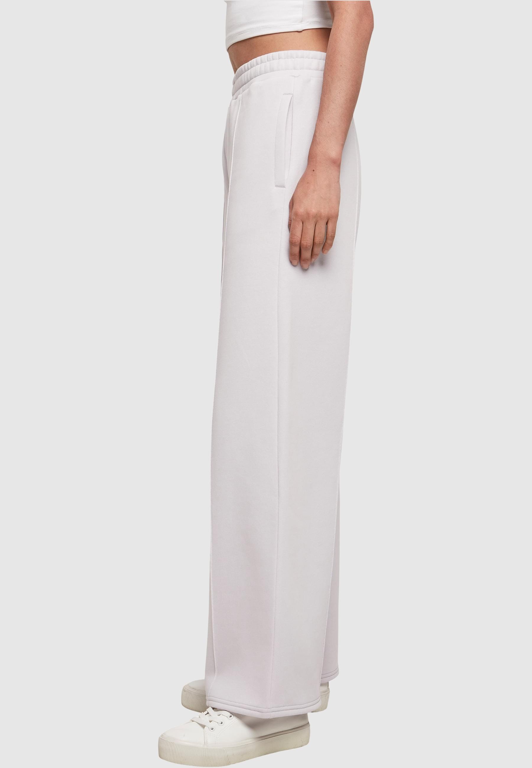 URBAN CLASSICS Stoffhose »Urban Classics Damen Ladies Straight Pin Tuck Sweat Pants«, (1 tlg.)