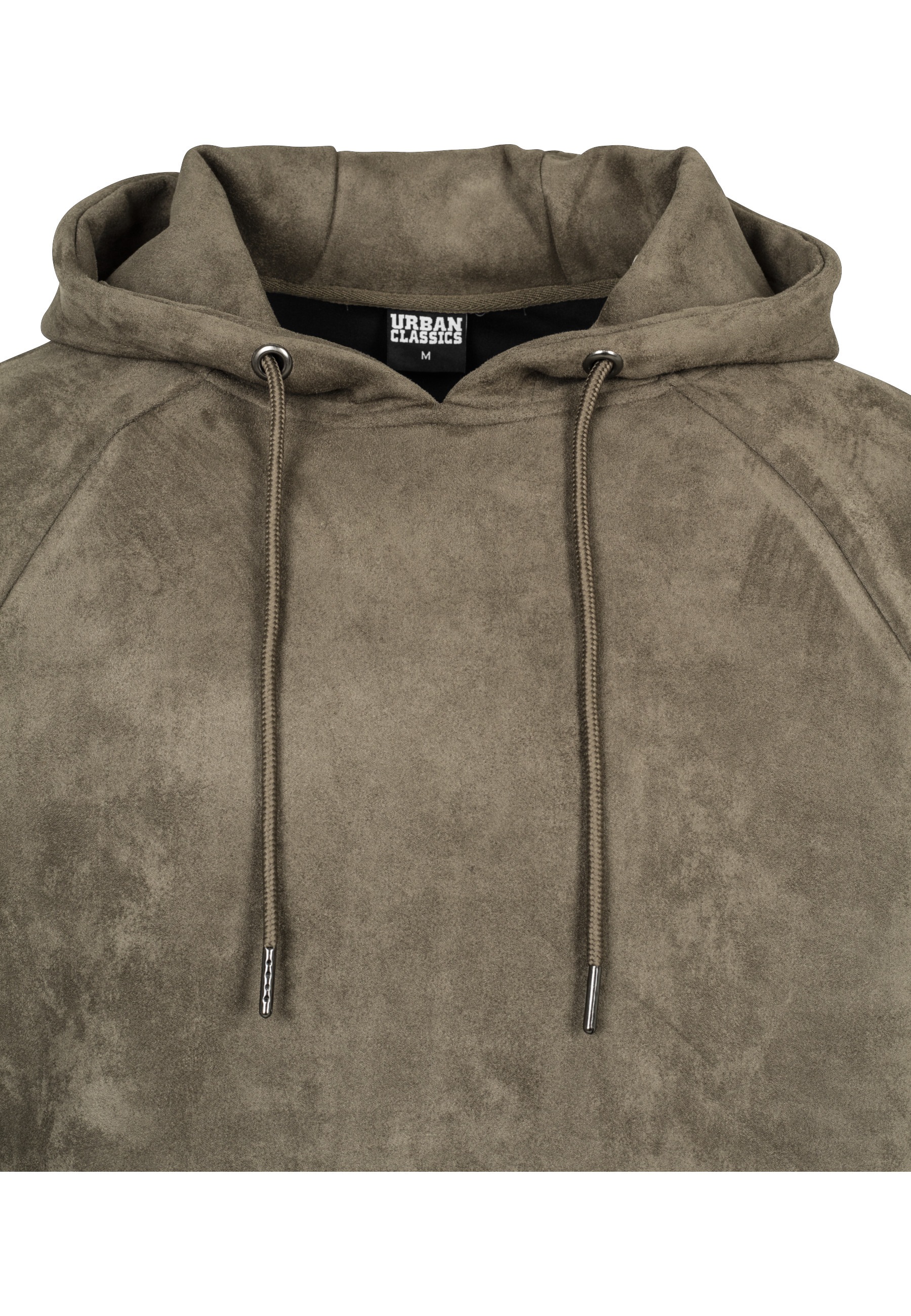 URBAN CLASSICS Sweatshirt »Urban Classics Herren Imitation Suede Hoody«, 1 Stk.
