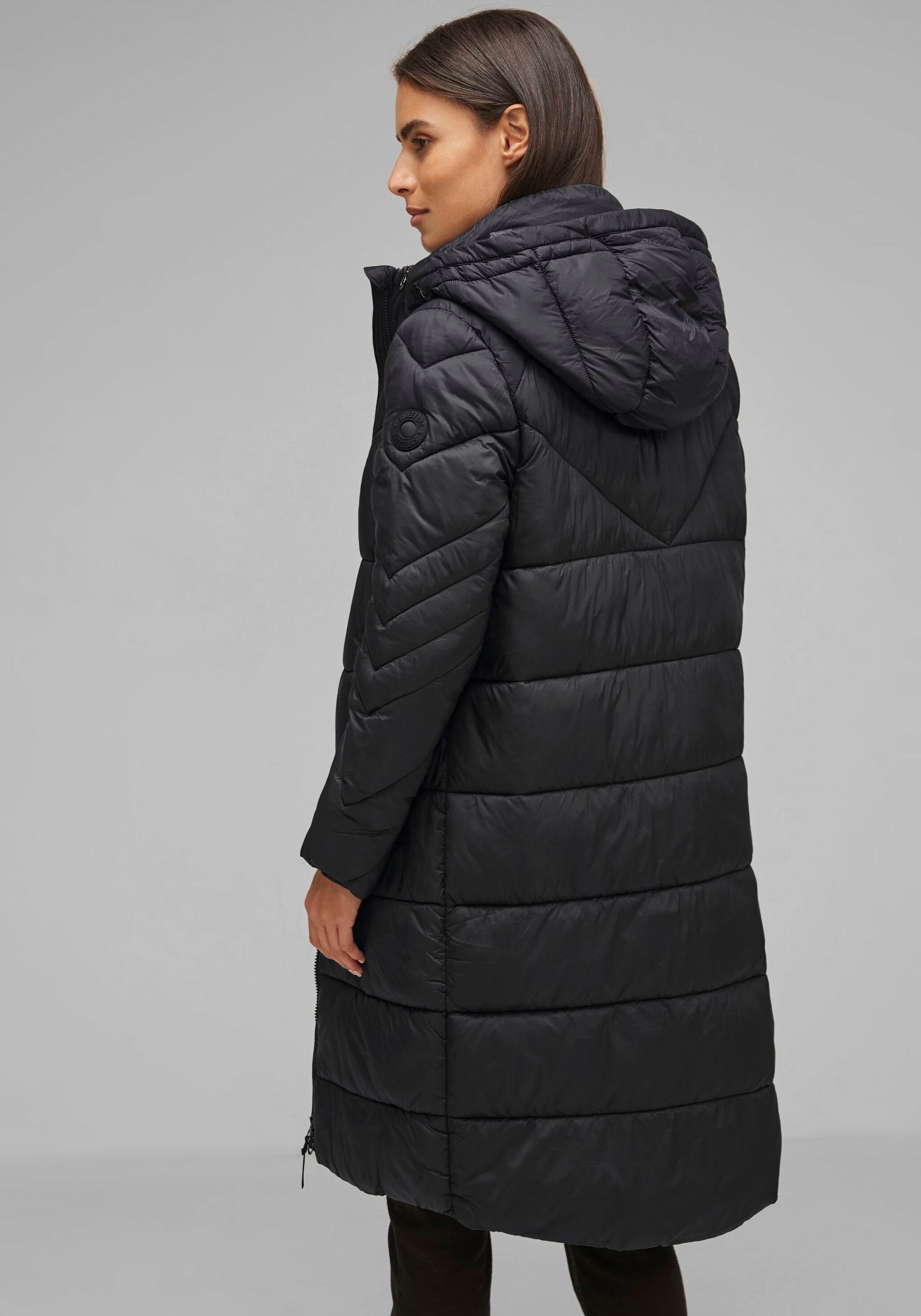 Form STREET langer ONE mit bestellen Steppjacke, | BAUR in Kapuze, für