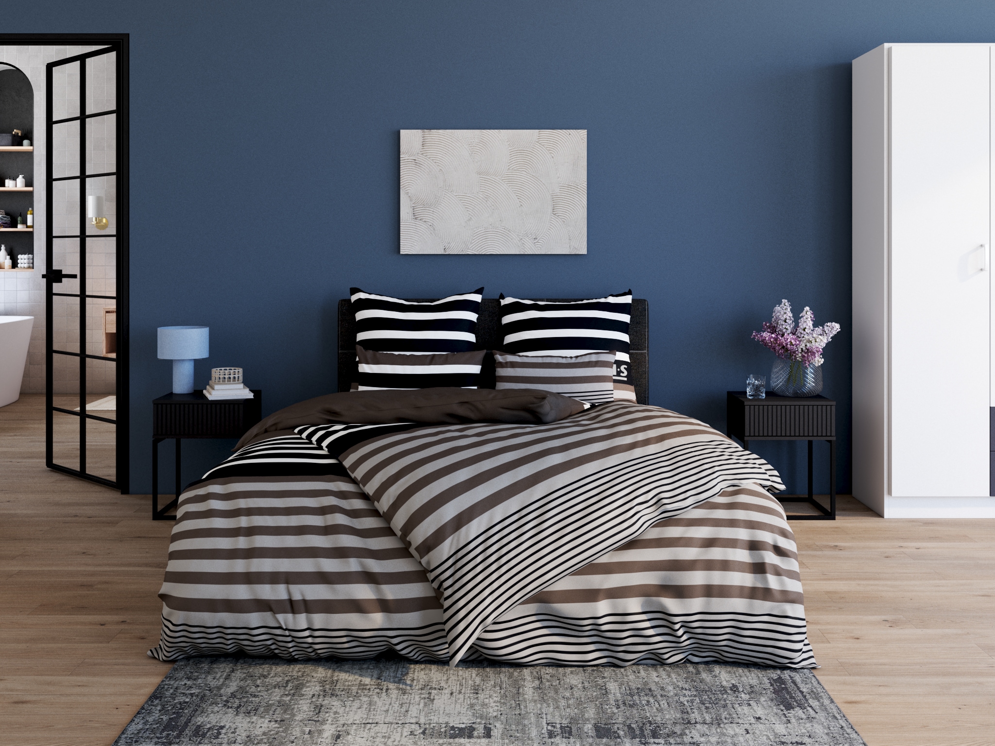 my home Teppich »Hamsa« rechteckig 9 mm Höhe dezenter Glanz, Schrumpf-Garn-Effekt, im Vintage-Look, dichte Qualität