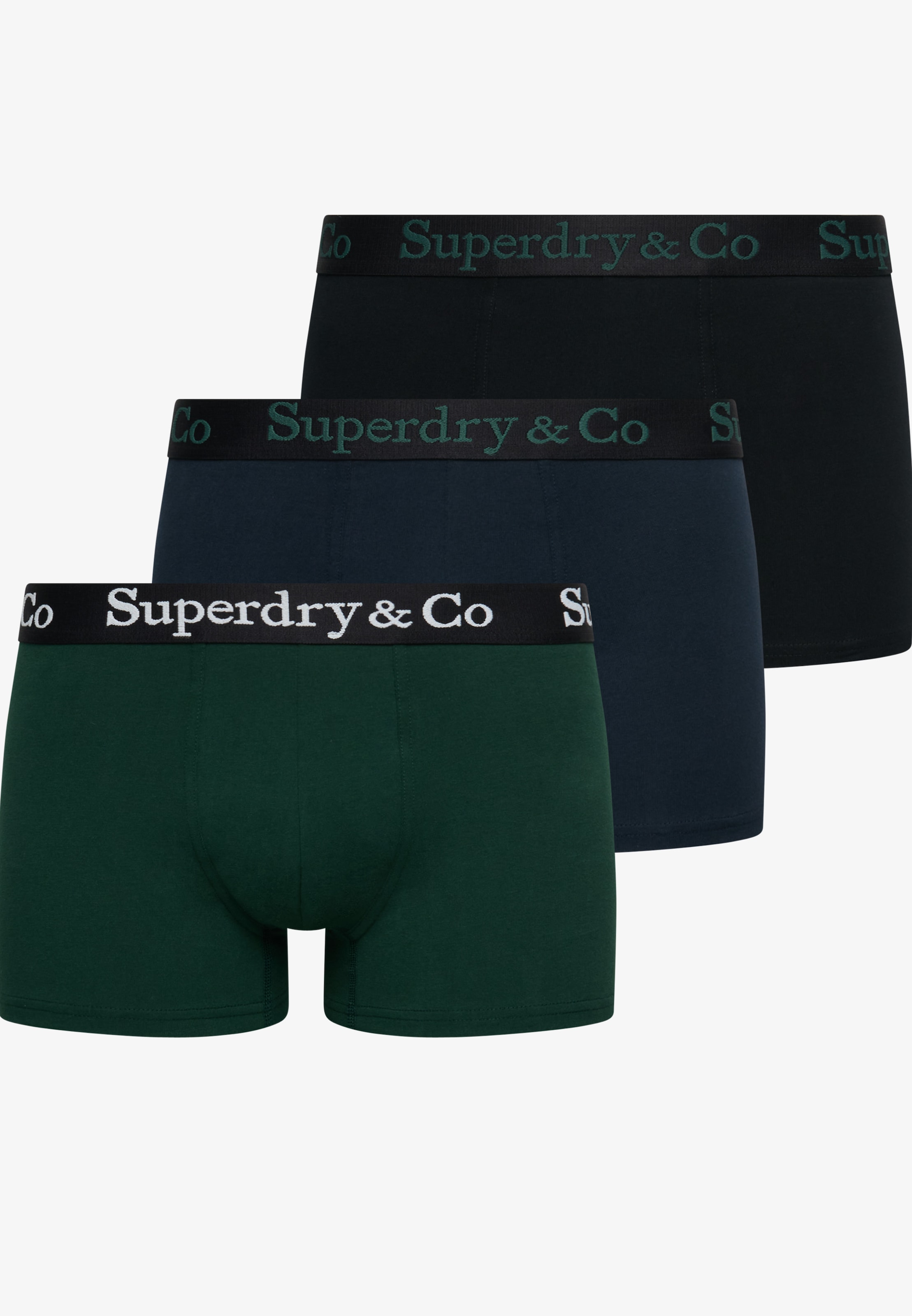 Superdry Boxershorts »SDRY & CO TRUNK TRIPLE PACK« Packung, 3 Stk. Baumwollmischung, slim fit