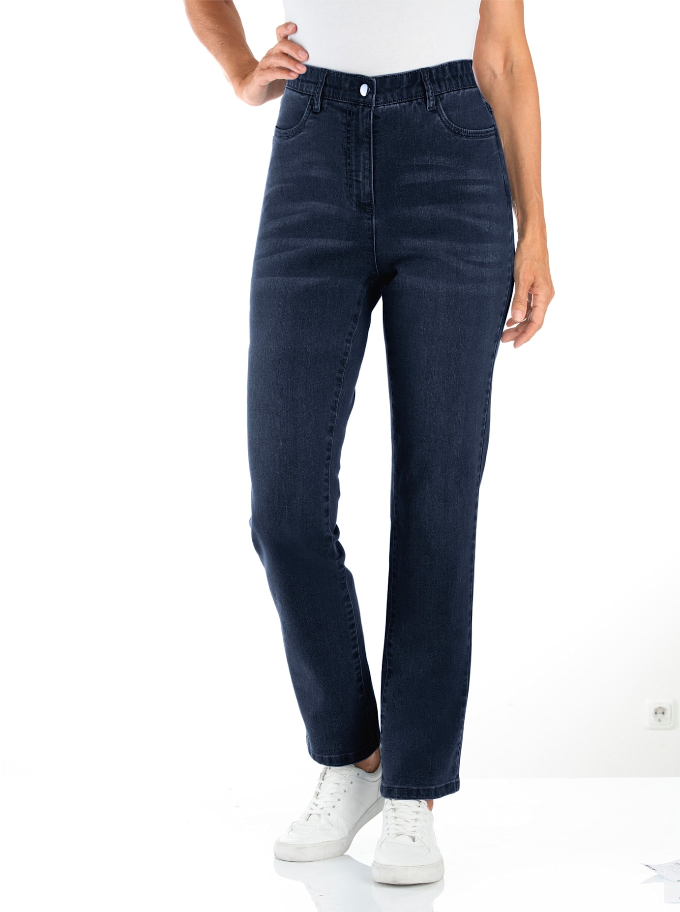 Classic Basics High-waist-Jeans 1 Stk. günstig online kaufen