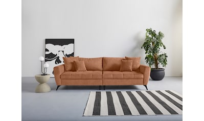 Big-Sofa »Lörby«, auch mit Aqua clean-Bezug, feine Steppung im Sitzbereich, lose Kissen