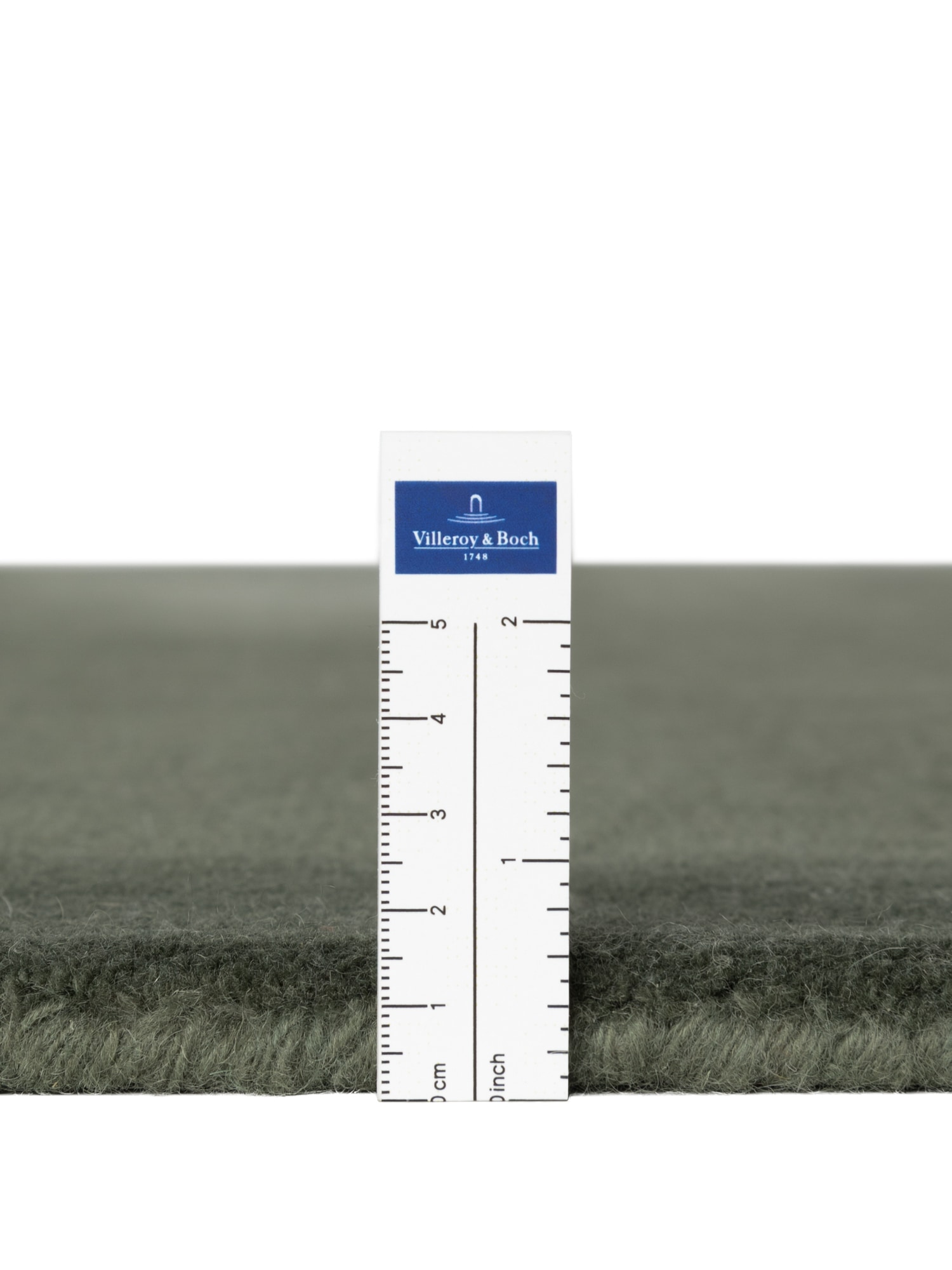 Villeroy & Boch Teppich »Wollteppich Kari« rund 17 mm Höhe Handgewebt, Wolle, Bordüre, Einfarbig, Läufer, Wohnzimmer, Organisch