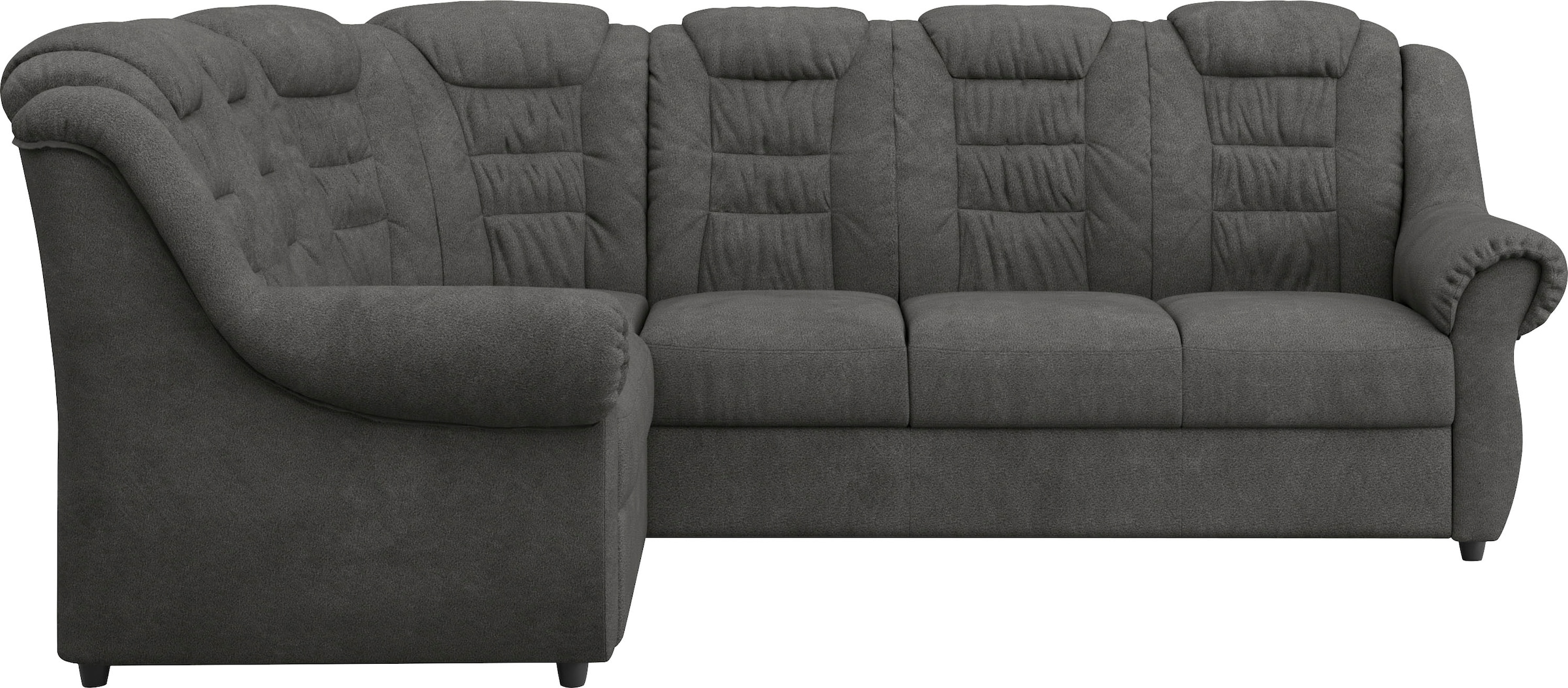 Home affaire Ecksofa »Boston L-Form«, mit hoher Rückenlehne, wahlweise mit Bettfunktion & Stauraum