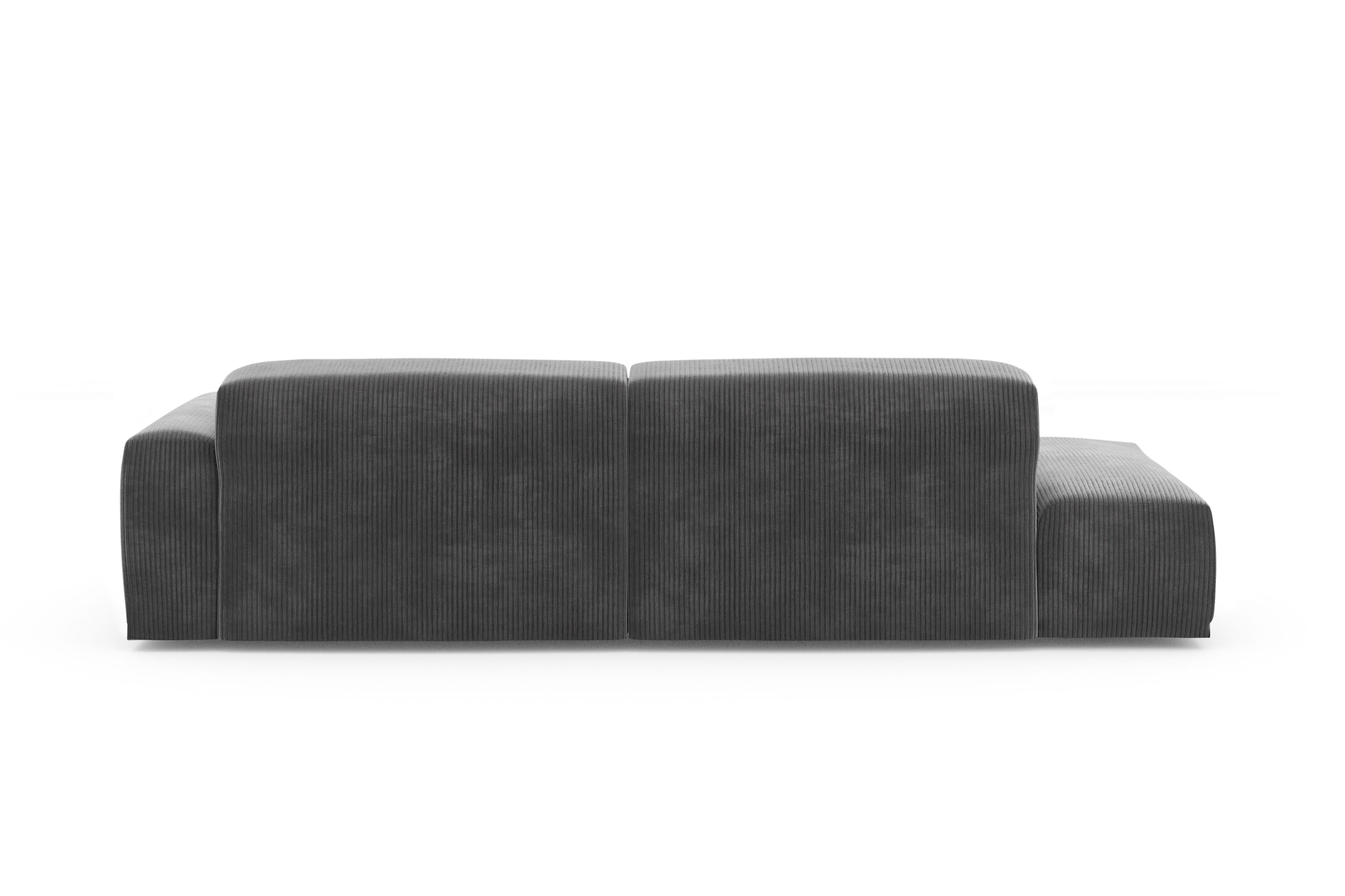 TRENDMANUFAKTUR Big-Sofa »Braga, mit hochwertigem Kaltschaum, Megasofa, in Cord erhältlich«, modernes Big-Sofa, Couch mit hohem Sitzkomfort, 277/72/107 cm (B/H/T)