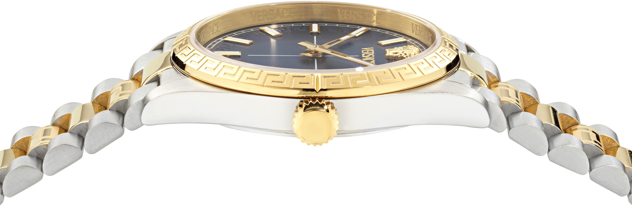 Versace Quarzuhr »MILLENYIUM LADY«, Armbanduhr, Damenuhr, Swiss Made, Edelstahlarmband, analog