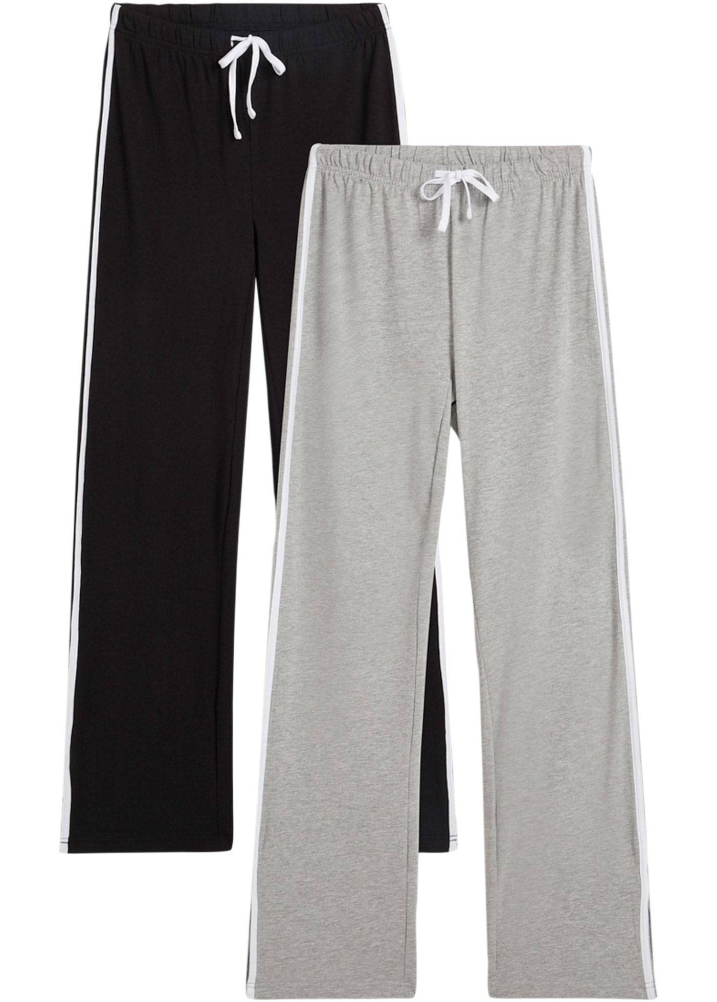 bonprix Jerseyhose aus Baumwolle, Viskose und Elasthan, elastischer Gummizu günstig online kaufen