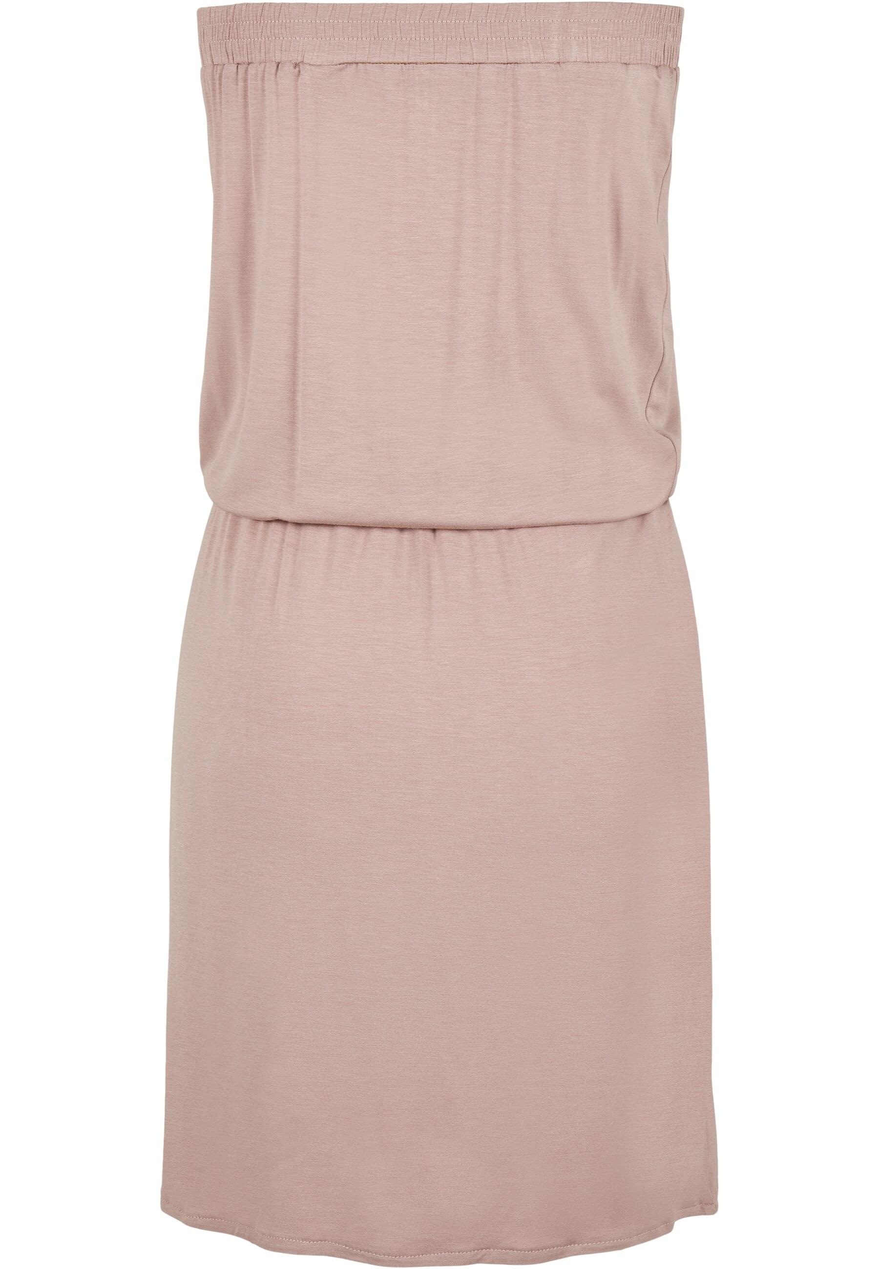 URBAN CLASSICS Shirtkleid »Urban Classics Damen Ladies Viscose Short Bandeau Dress«, (1 tlg.)