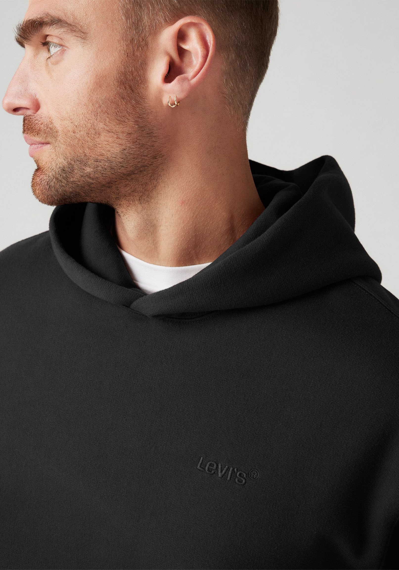 Levi's pour homme. A8435-0019 Authentic hoodie noir (XL), Casuel, Coton 3