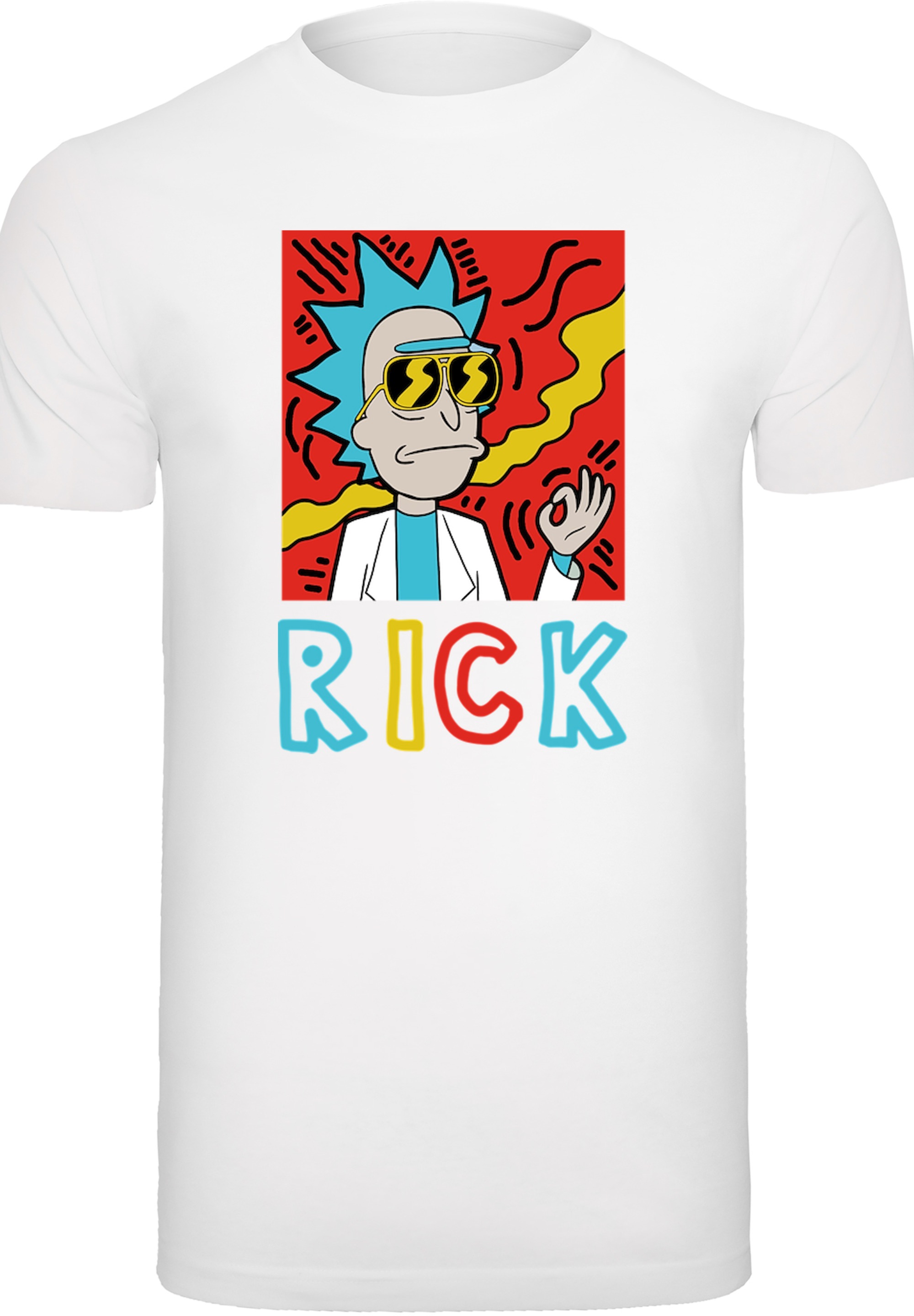 F4NT4STIC T-Shirt »Cool Rick - Rick and Morty«, Herren,Premium Merch,Regular-Fit,Basic,Bedruckt