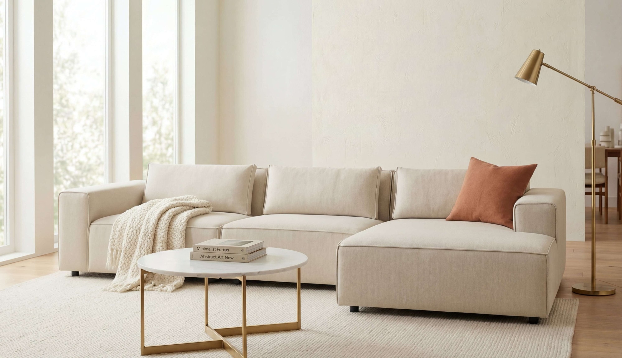 OTTO home Ecksofa "Jorrena, extra weicher Chenille-Stoff" L-Form, 3 Komfortstufen, Breite 346 cm, mit Wellenunterfederung