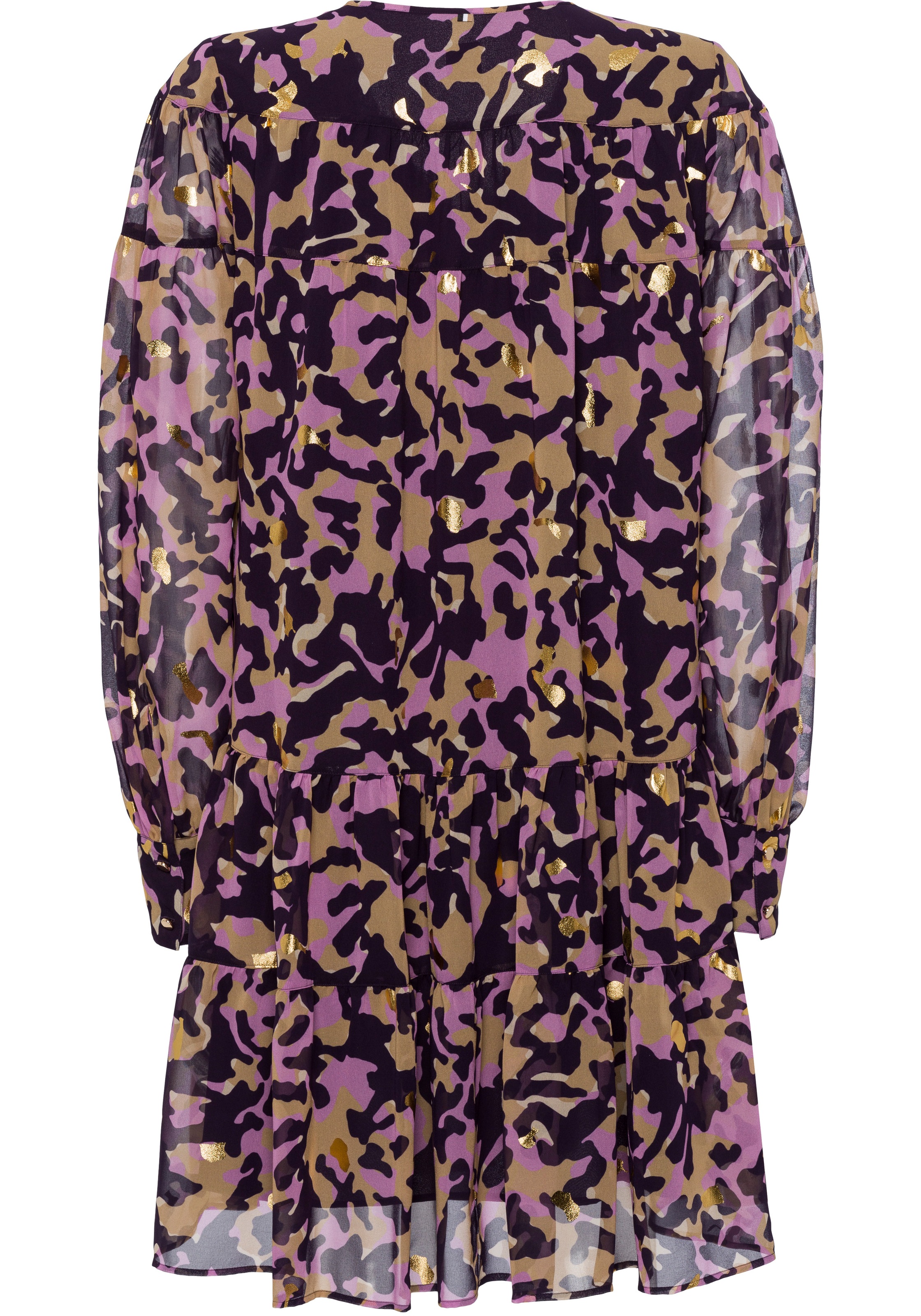 BOSS ORANGE Blusenkleid »C_Drinza«, (1 tlg.), mit transparenten Ärmeln und  blickdichtem Body online bestellen | BAUR | Partykleider