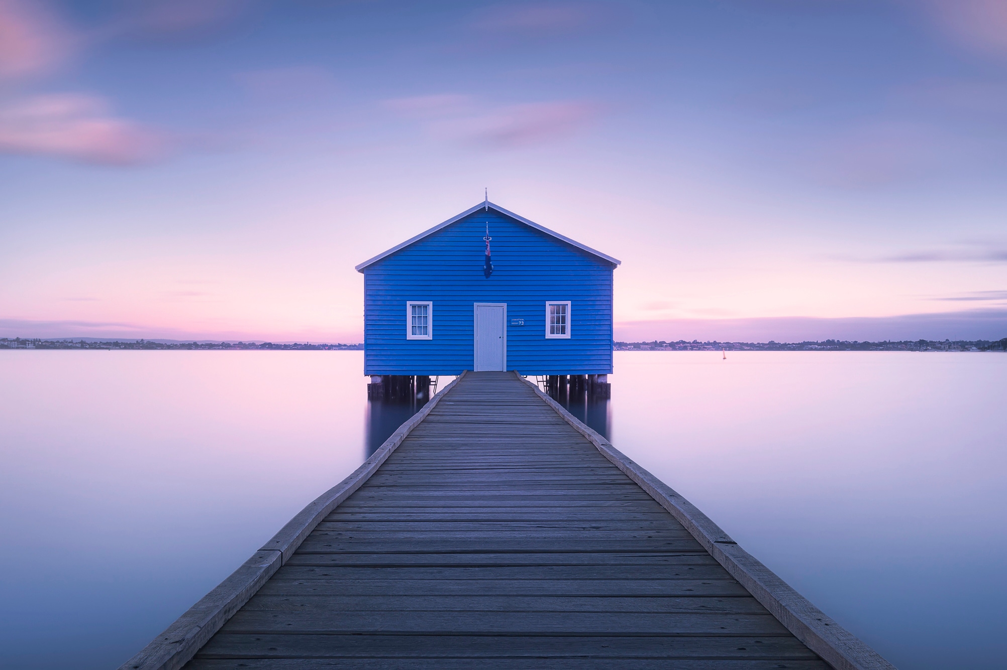 Papermoon Fototapete "Photo-Art RICHARD VANDEWALLE, BOOTSHAUS"