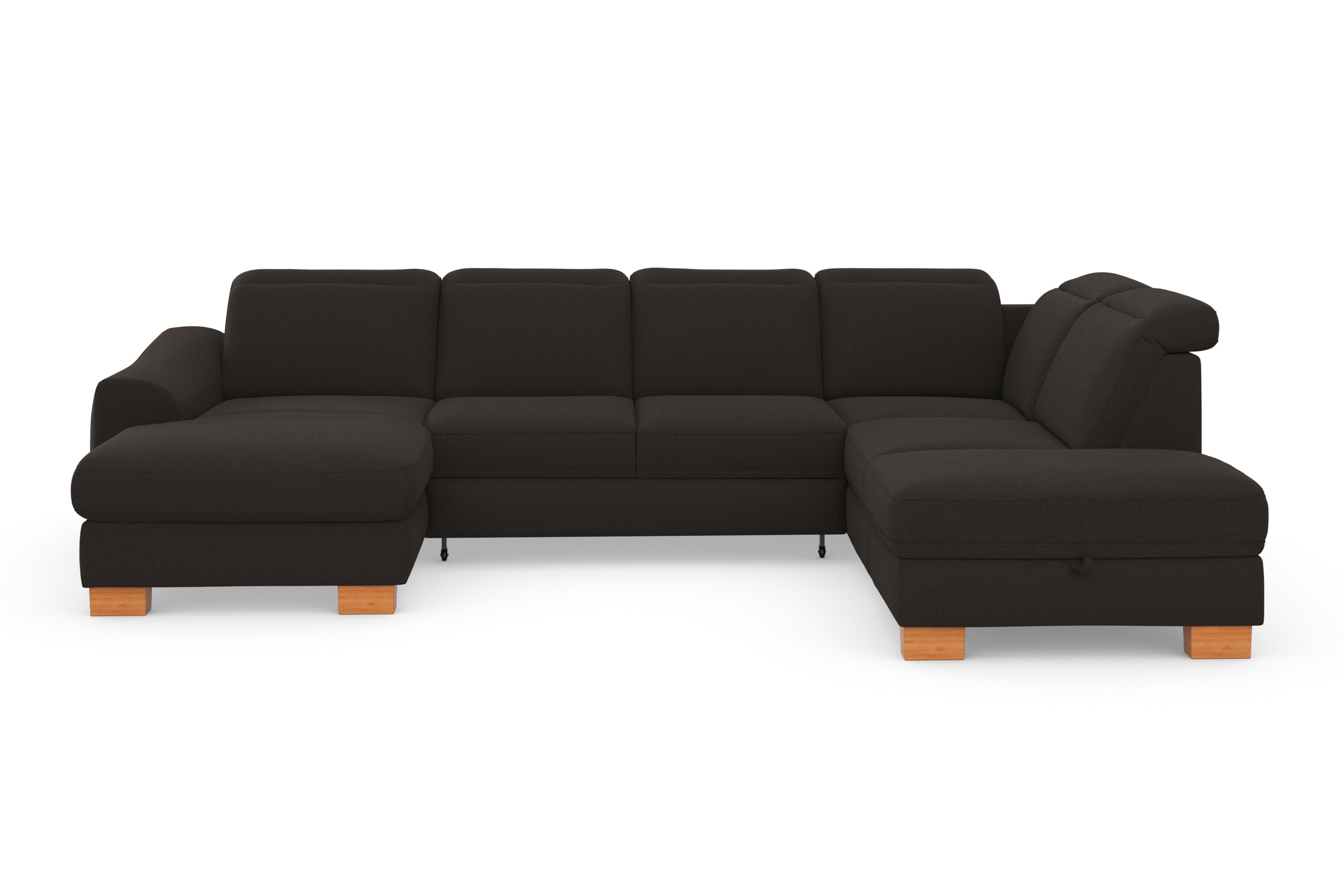 sit&more Wohnlandschaft "Dundee U-Form" mit Federkern und Massivholzfüßen, günstig online kaufen