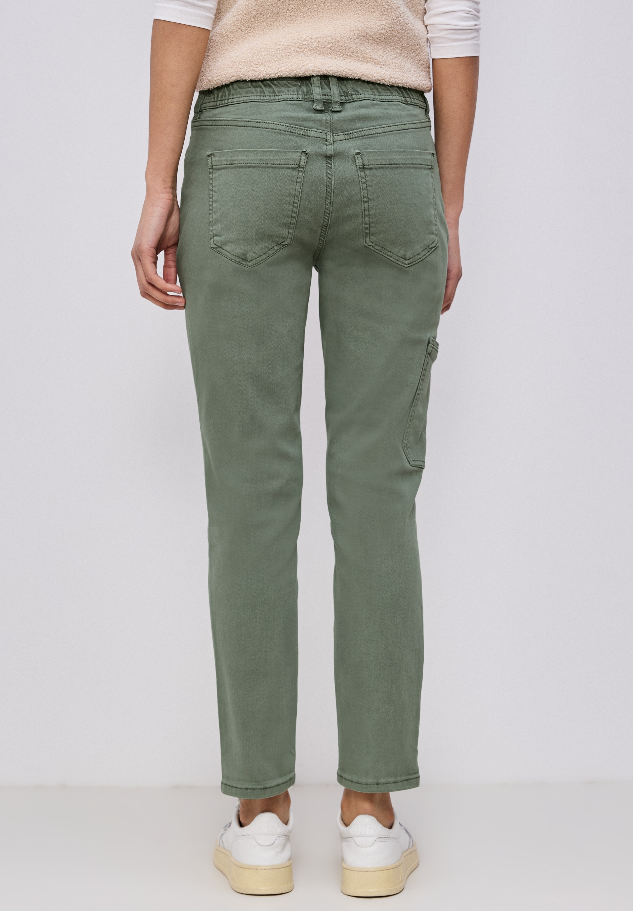 STREET ONE Loose-fit-Jeans im Cargo-Style günstig online kaufen