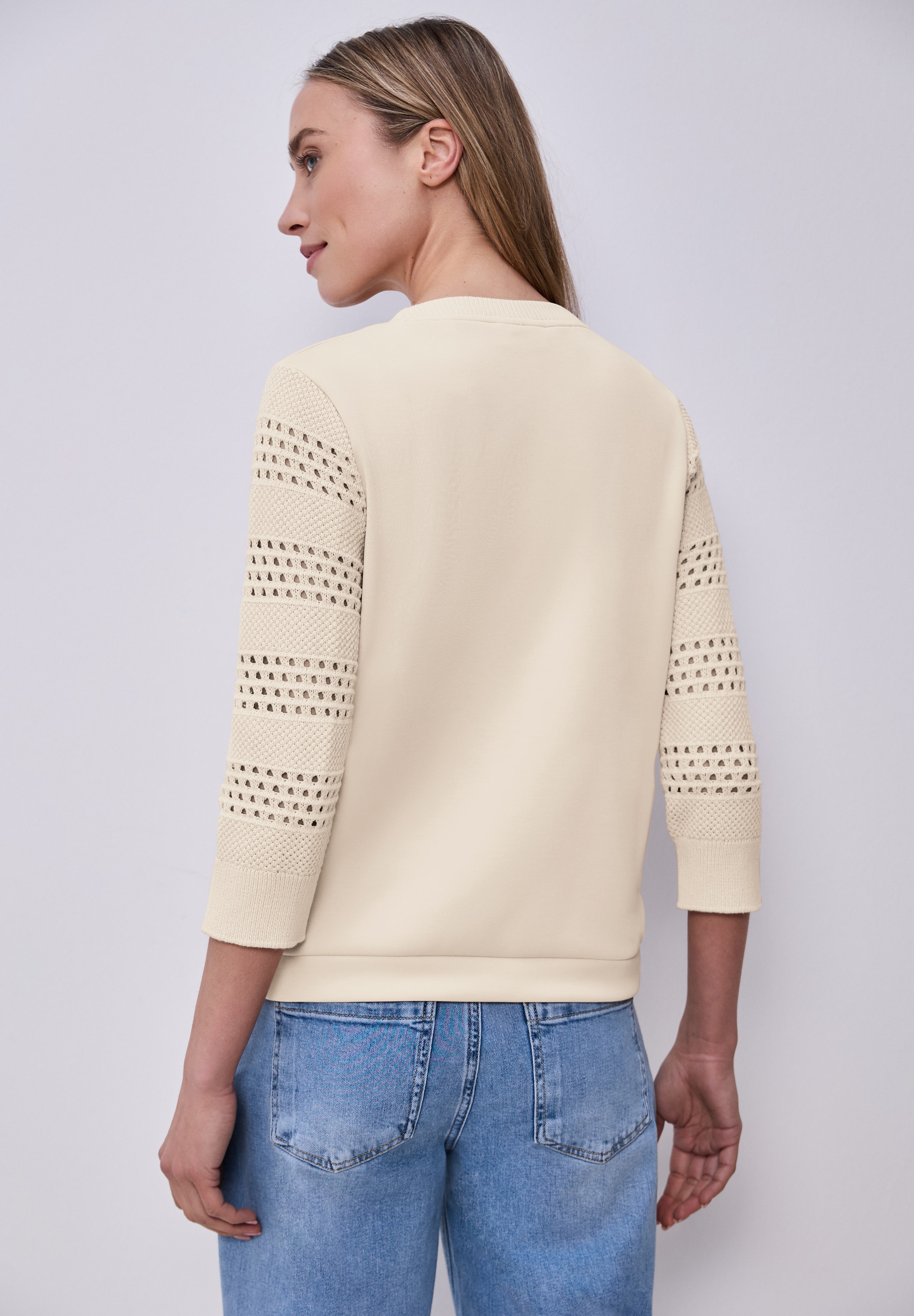 STREET ONE 3/4-Arm-Shirt mit 3/4 Ärmeln