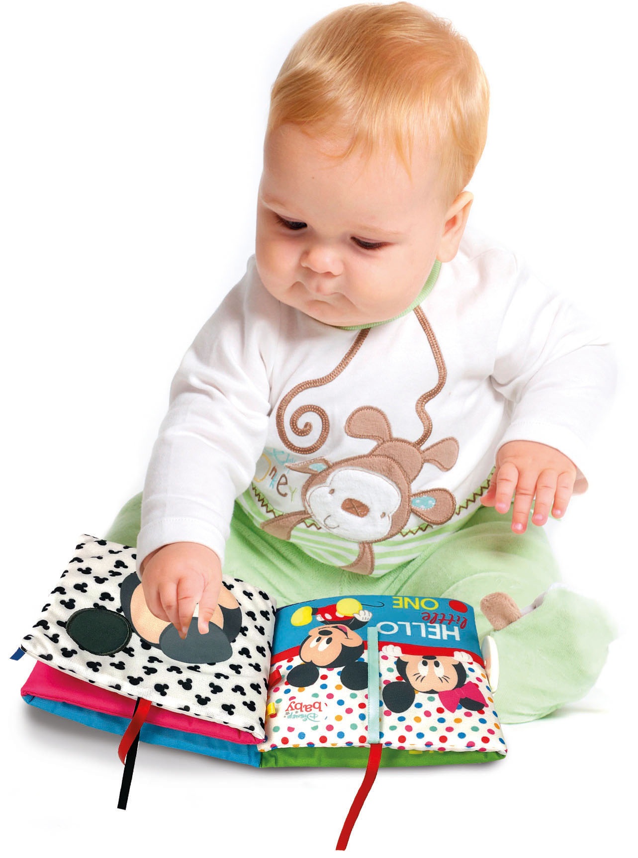 Clementoni® Greifspielzeug »Baby Clementoni, Stoffbuch Disney«