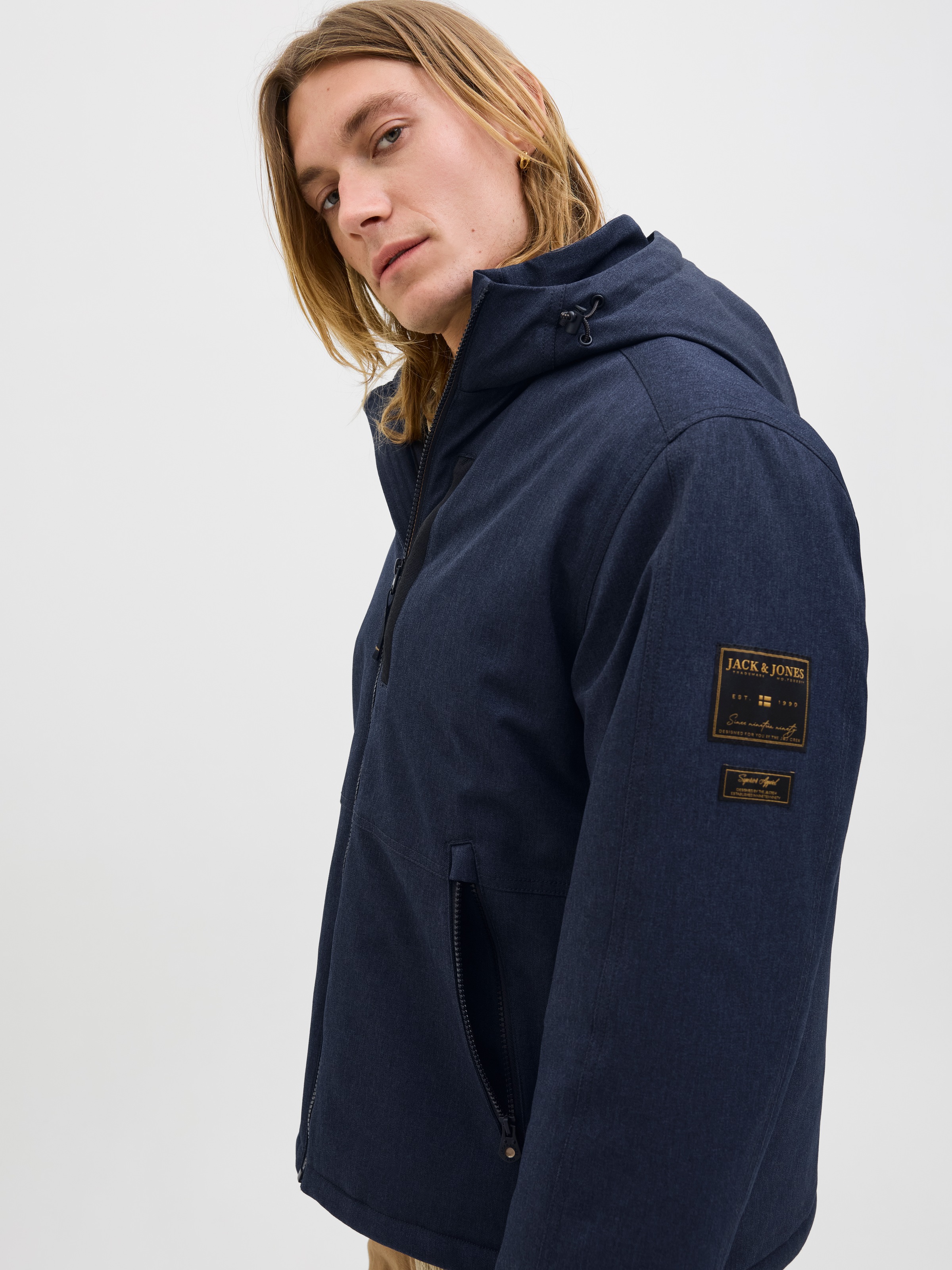 Jack & Jones Outdoorjacke »JJEPARKER DOVER JACKET SN«, mit Kapuze