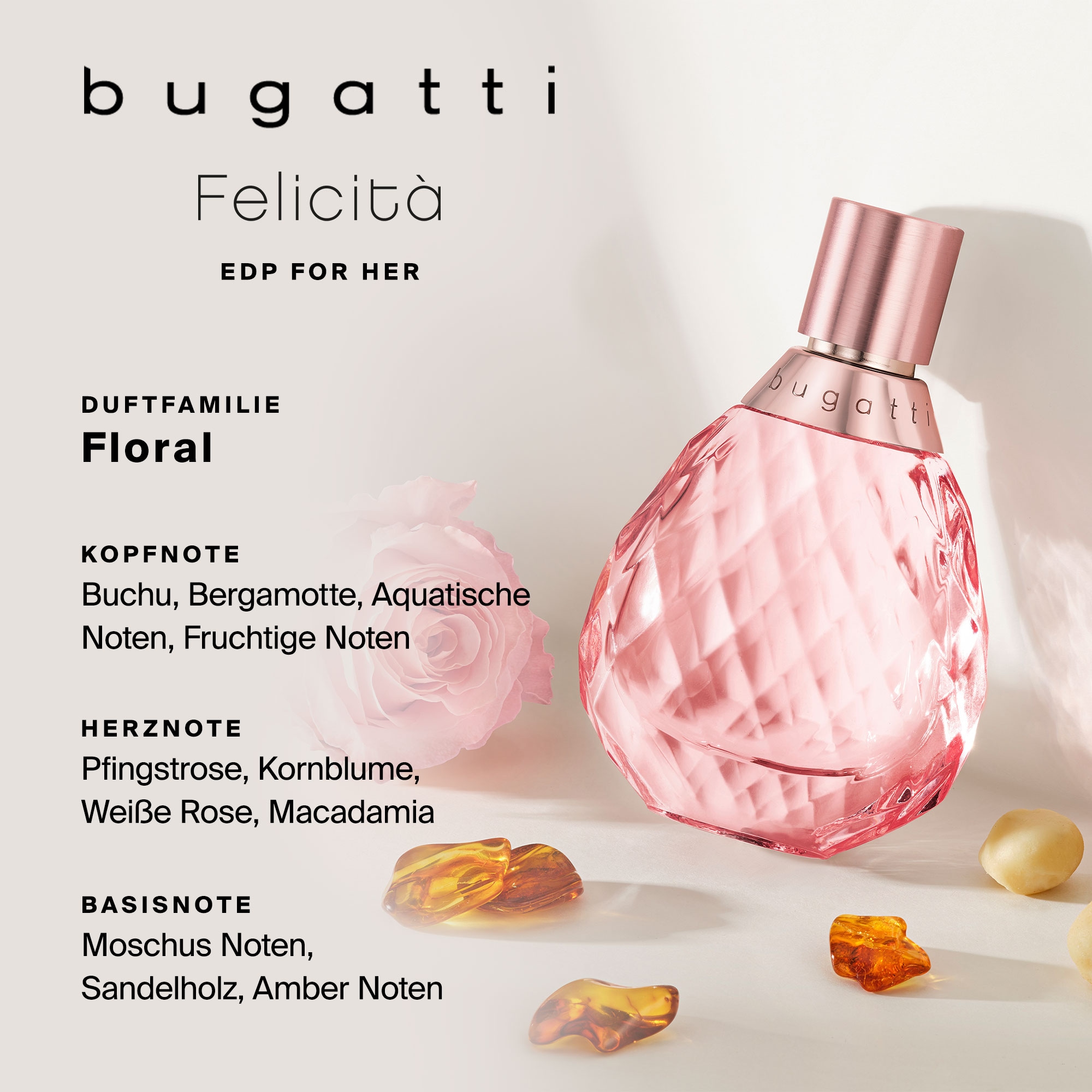 bugatti Eau de Parfum »Richmond & Finch Flower Show« mit floraler Herznote