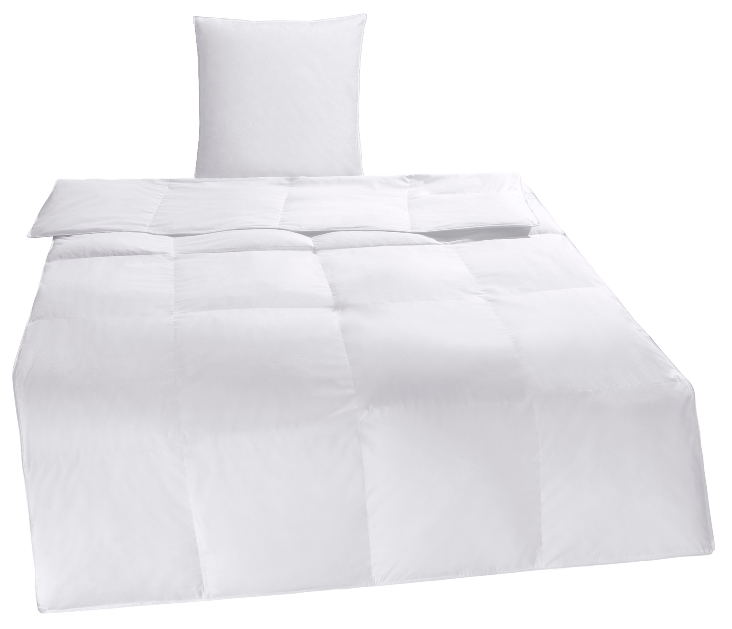 Home affaire Kunstfaserbettdecke + Kopfkissen "Taylore Set: 1 Bettdecke 135 günstig online kaufen