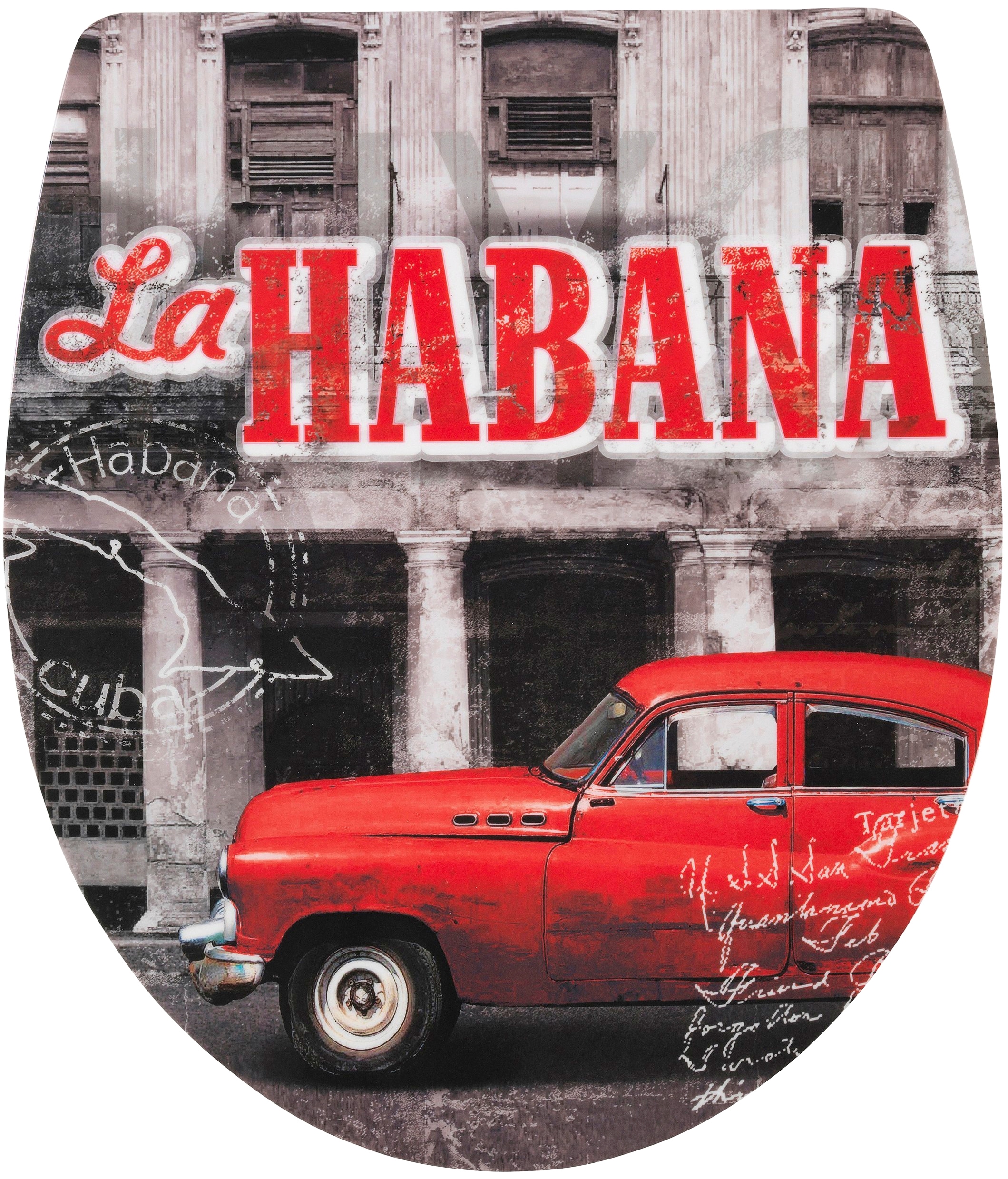 WC-Sitz »Habana«, Absenkautomatik, zur Reinigung auf Knopfdruck abnehmbar