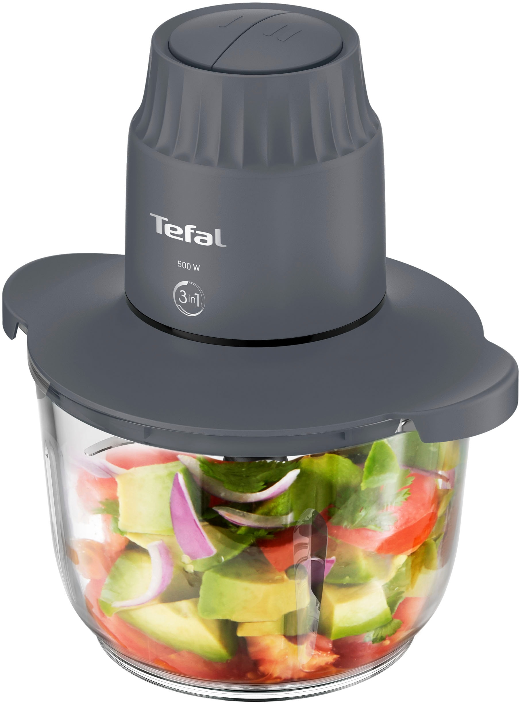 Tefal Zerkleinerer »MB6031 Choppeor«, 500 W, 2 Geschwindigkeiten, 4 Edelstahlklingen