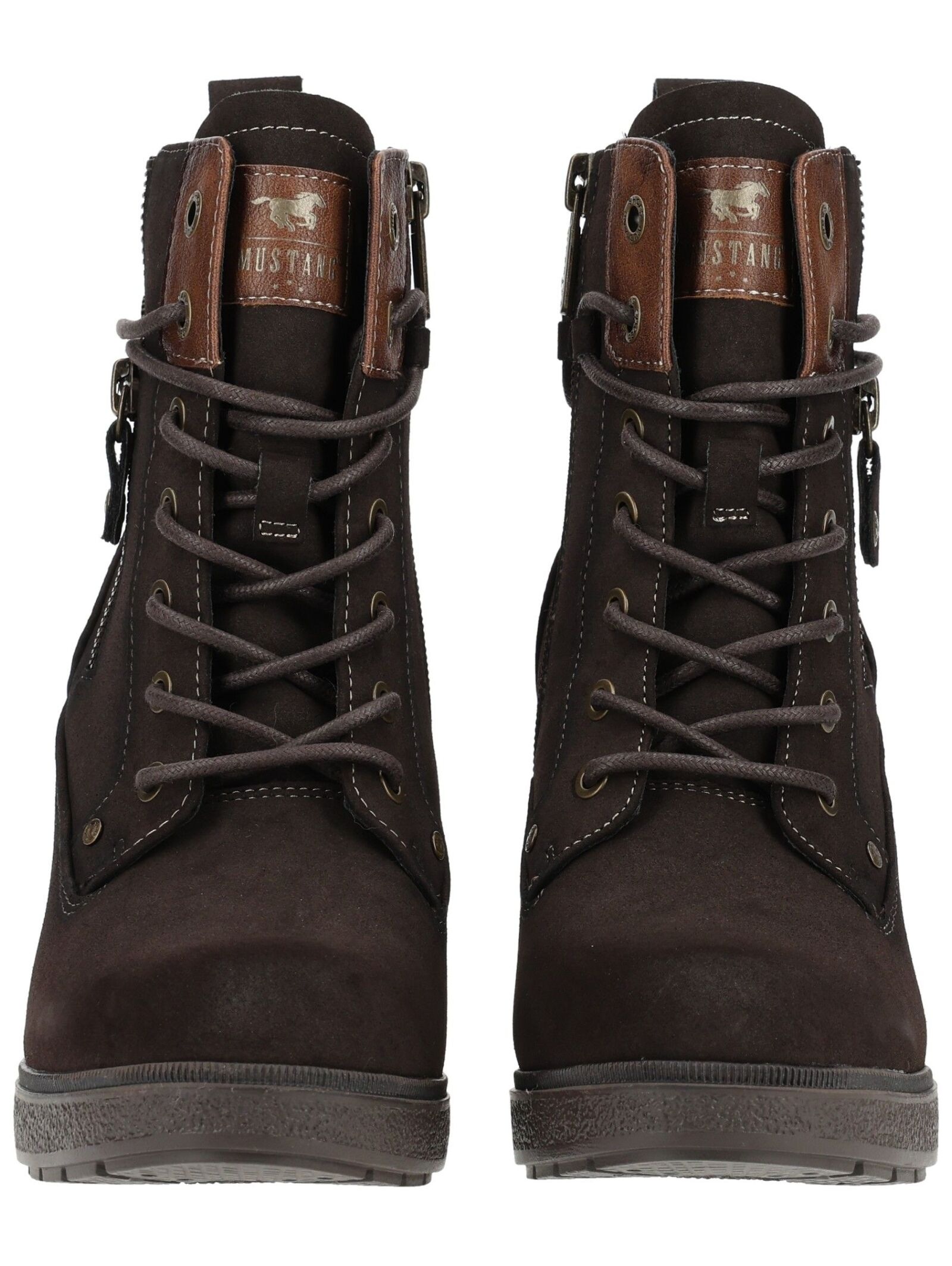 Mustang Shoes High-Heel-Stiefelette »Mustang Shoes Stiefelette Lederimitat«