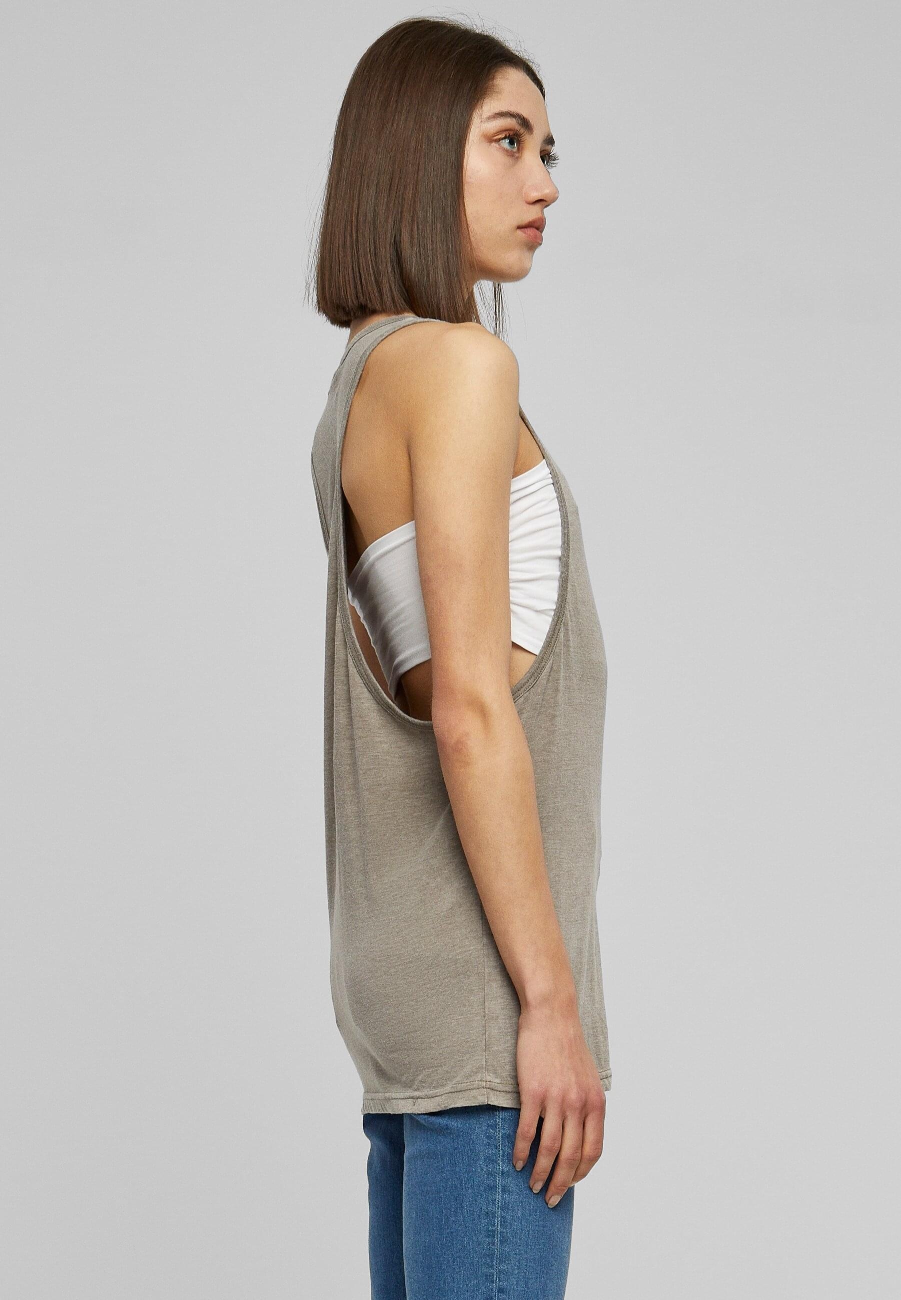 URBAN CLASSICS Muskelshirt »Urban Classics Damen Ladies Loose Burnout Tank«, (1 tlg.)
