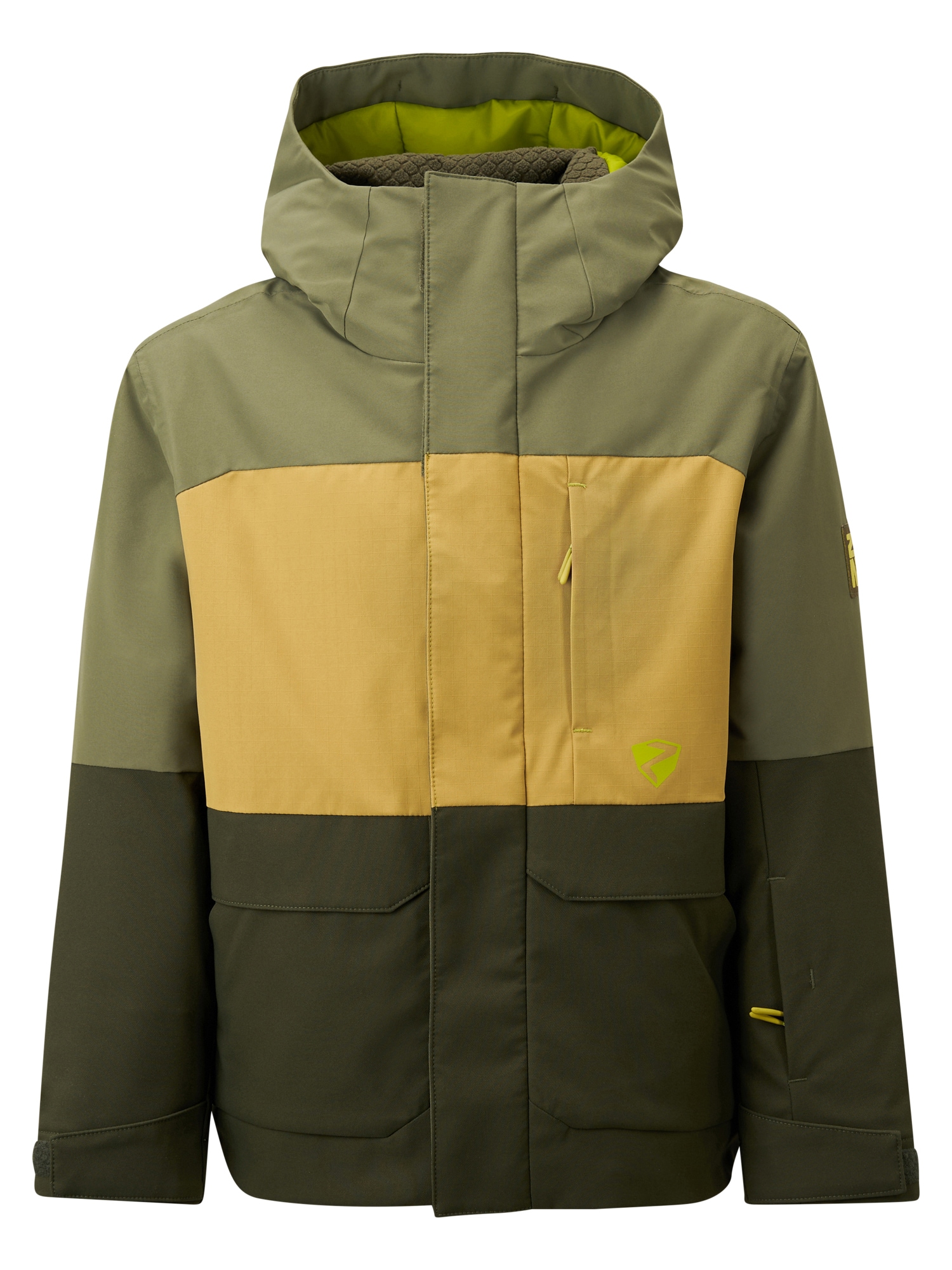 Ziener Skijacke "ALIM-Z AQUASHIELD JUNGS" wasser- u. winddicht, atmungsaktiv, warm, reflektierende Elemente